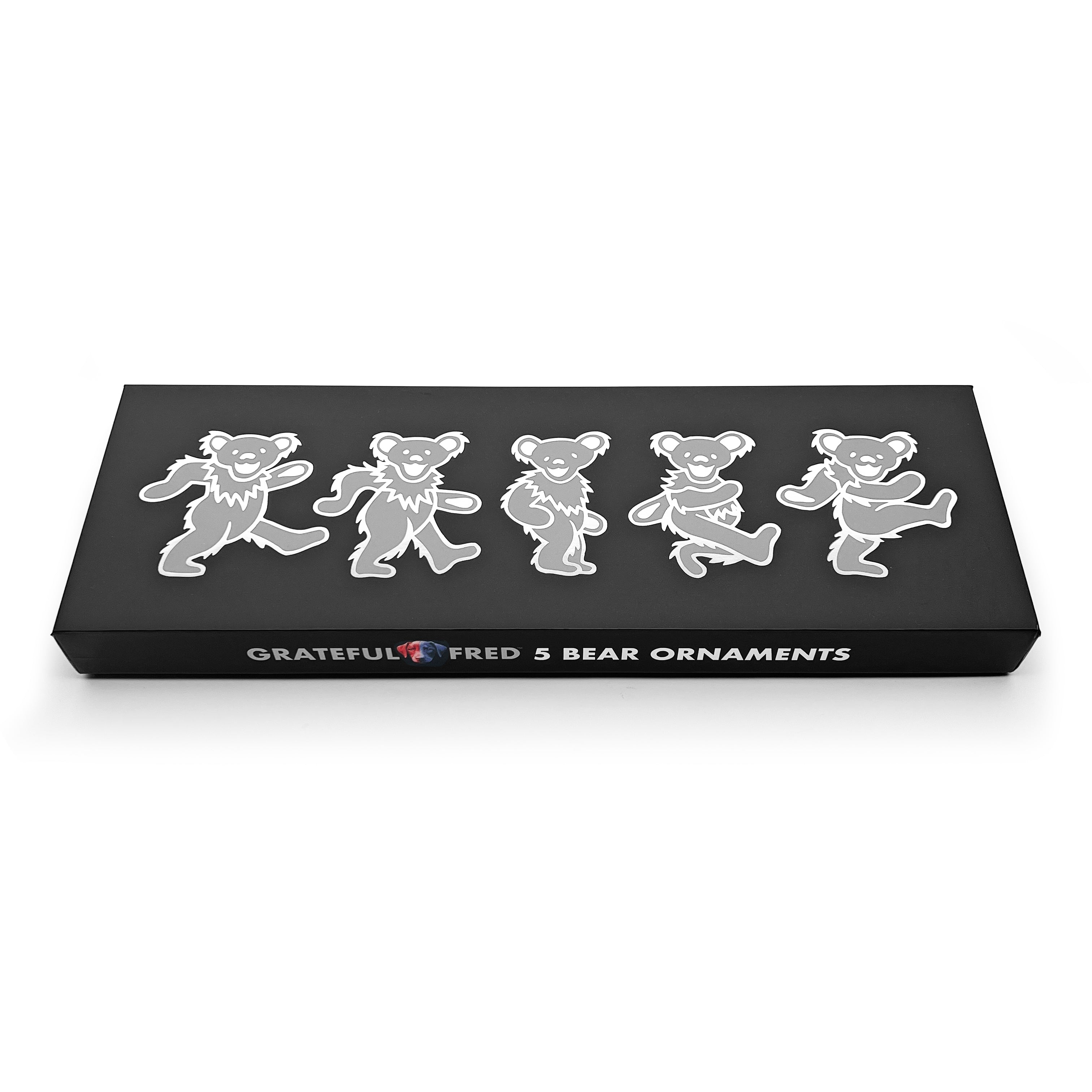 the 5 METAL BEARS ORNAMENT SET - Grateful Fred - Ornament