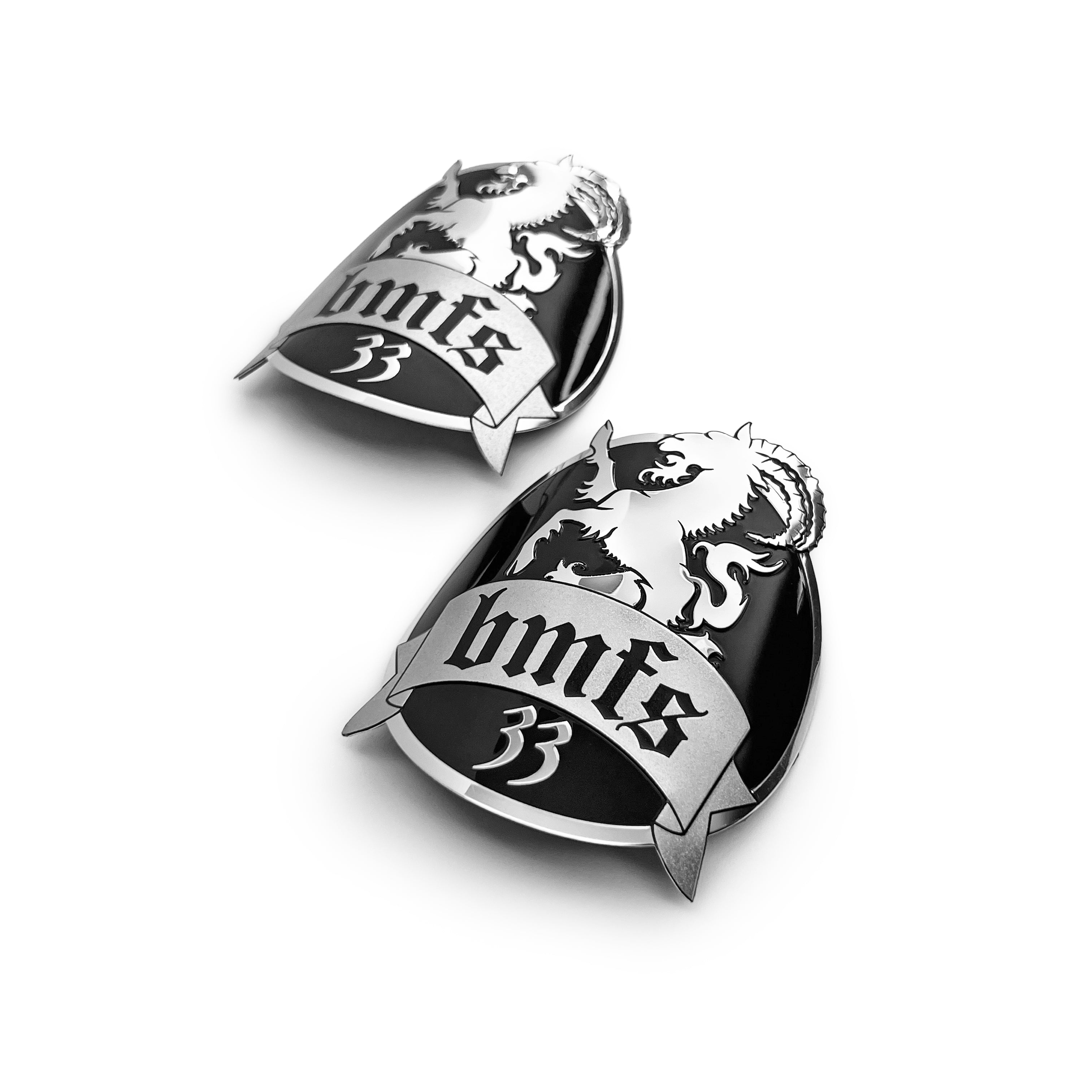 the BMFS GOAT BOTTLE BADGE - 2 PACK
