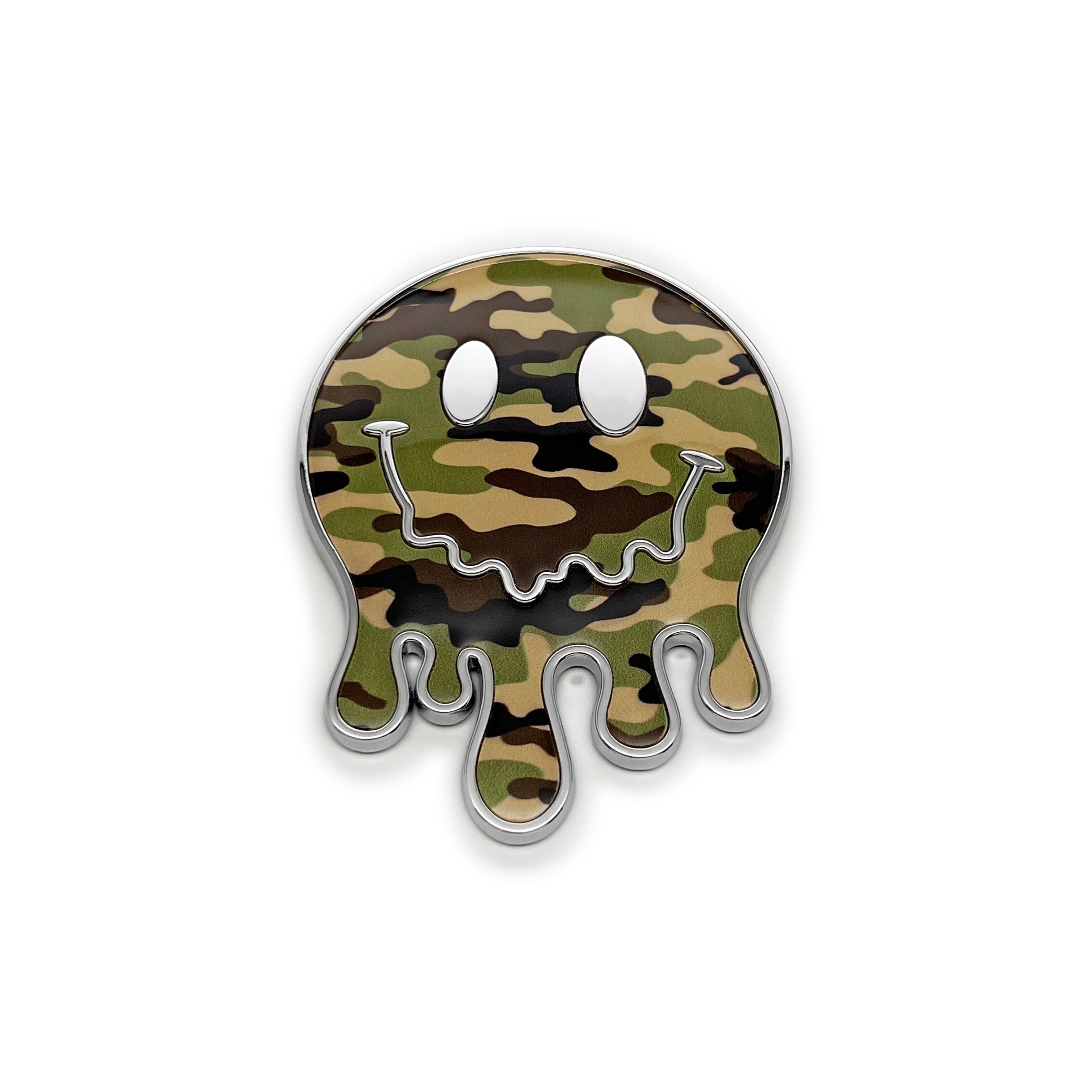 the MELTY SMILEY FACE BADGE - Grateful Fred - Badge