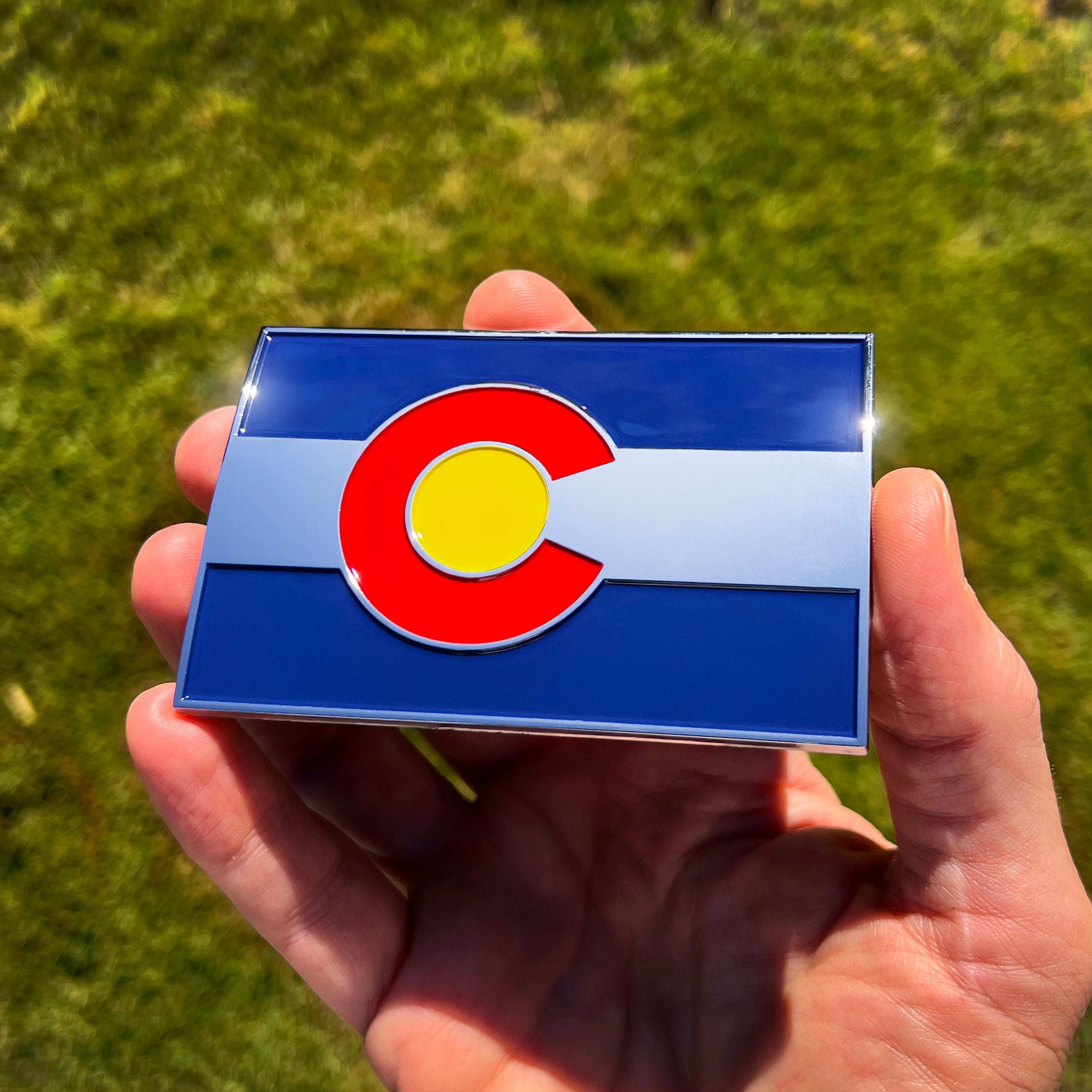 the COLORADO FLAG BADGE - Grateful Fred - Badge