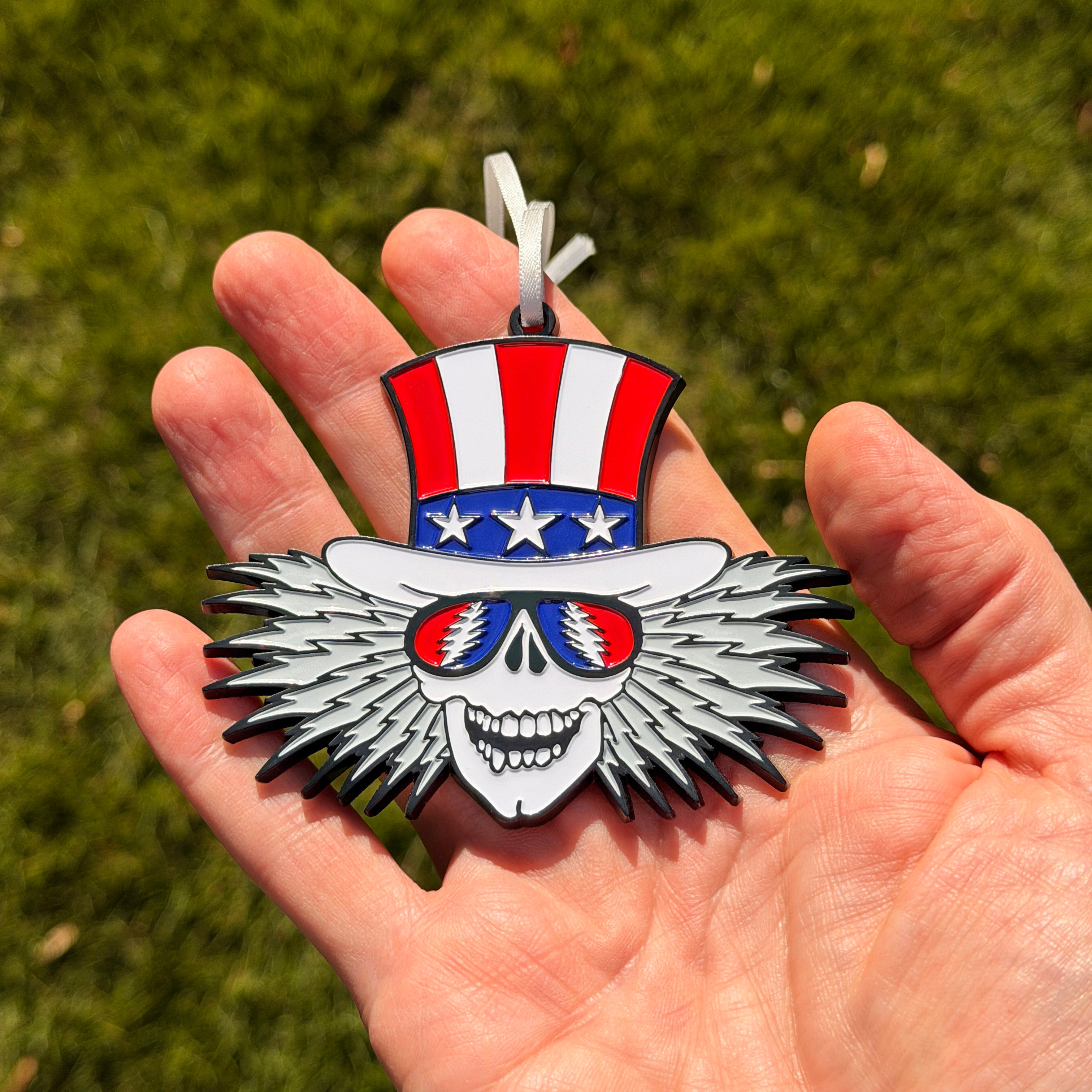 the CYCLE SAM ENAMEL ORNAMENT