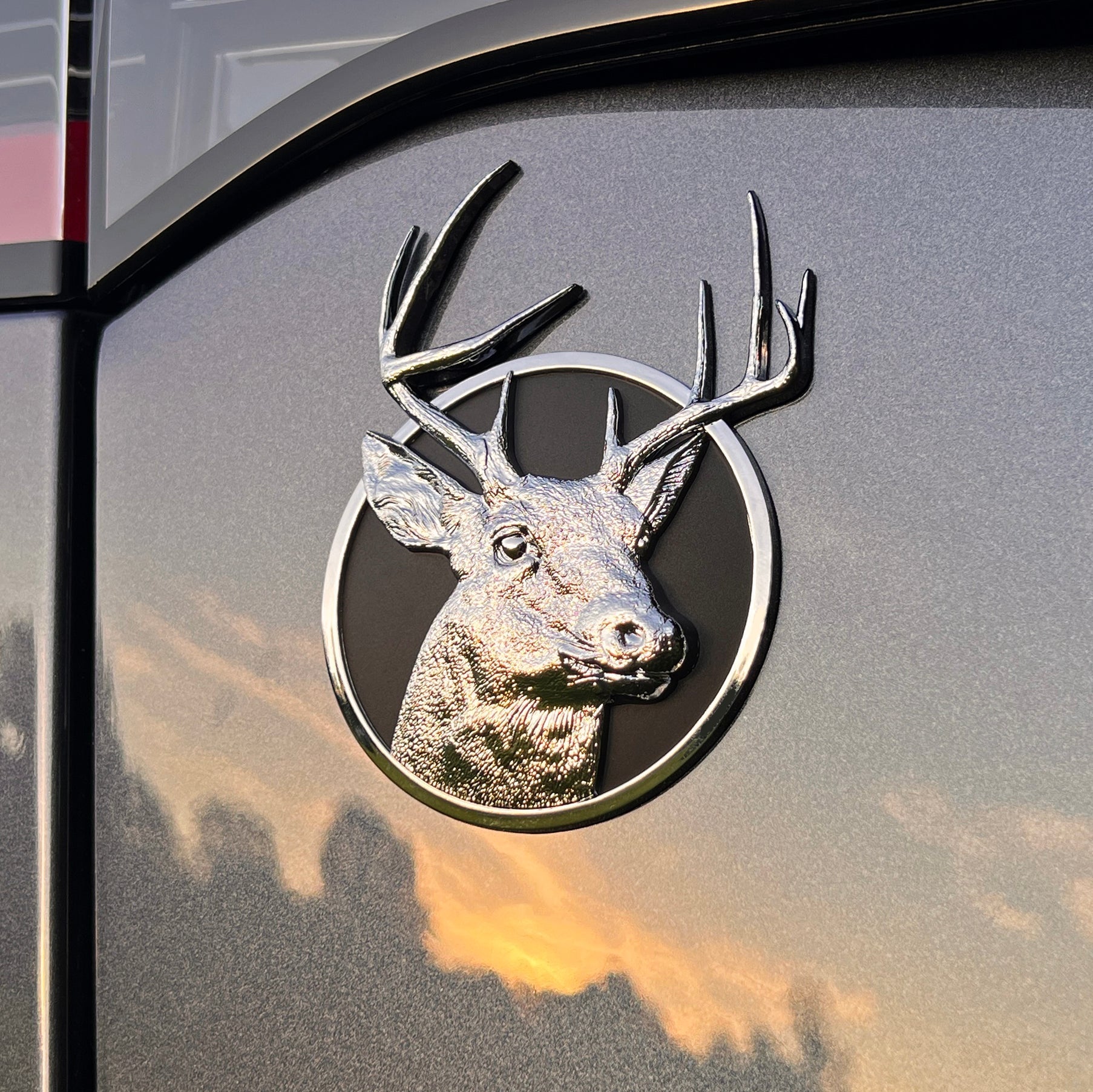 the DEER SKULL BADGE - Grateful Fred - Badge