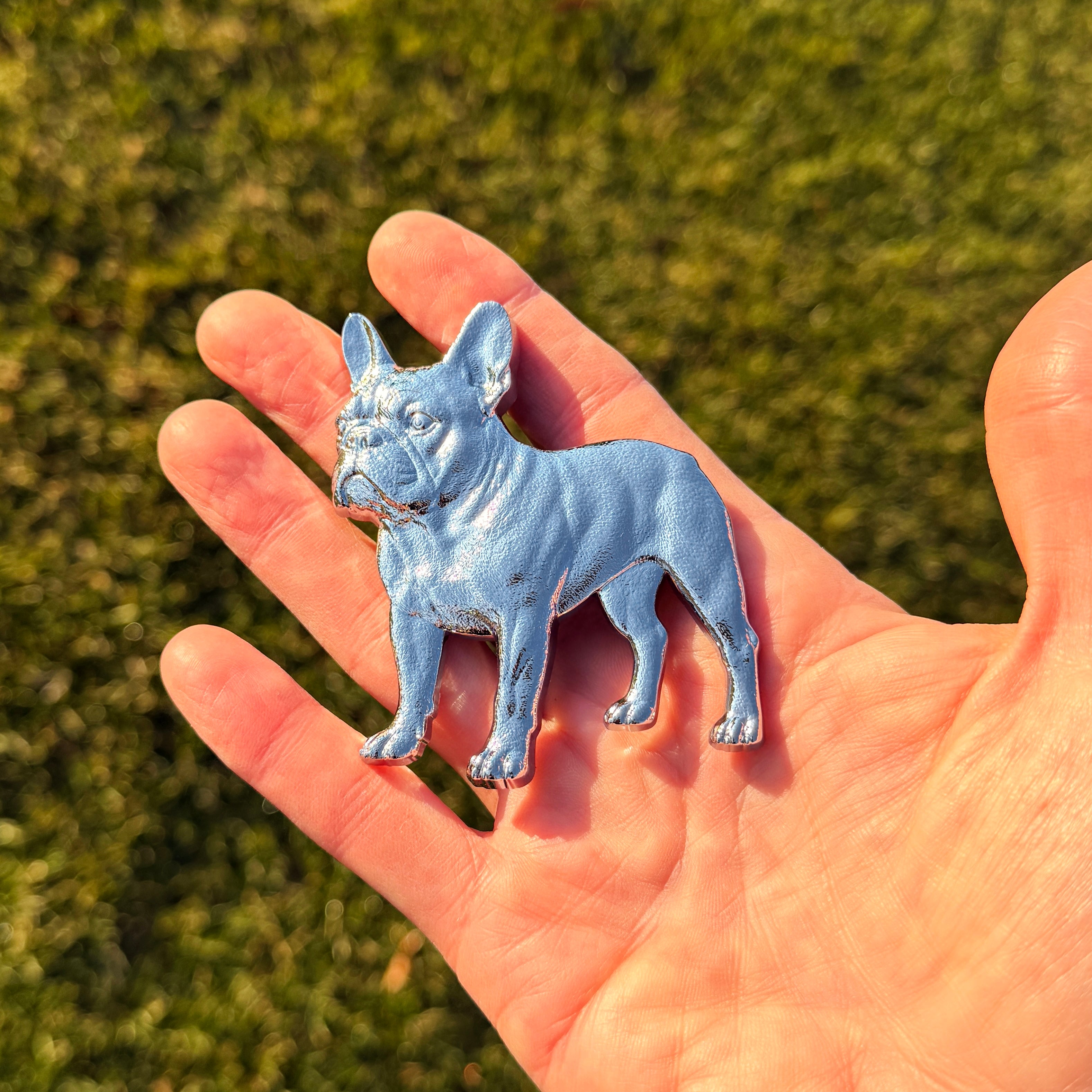 the FRENCH BULLDOG BADGE - Grateful Fred -