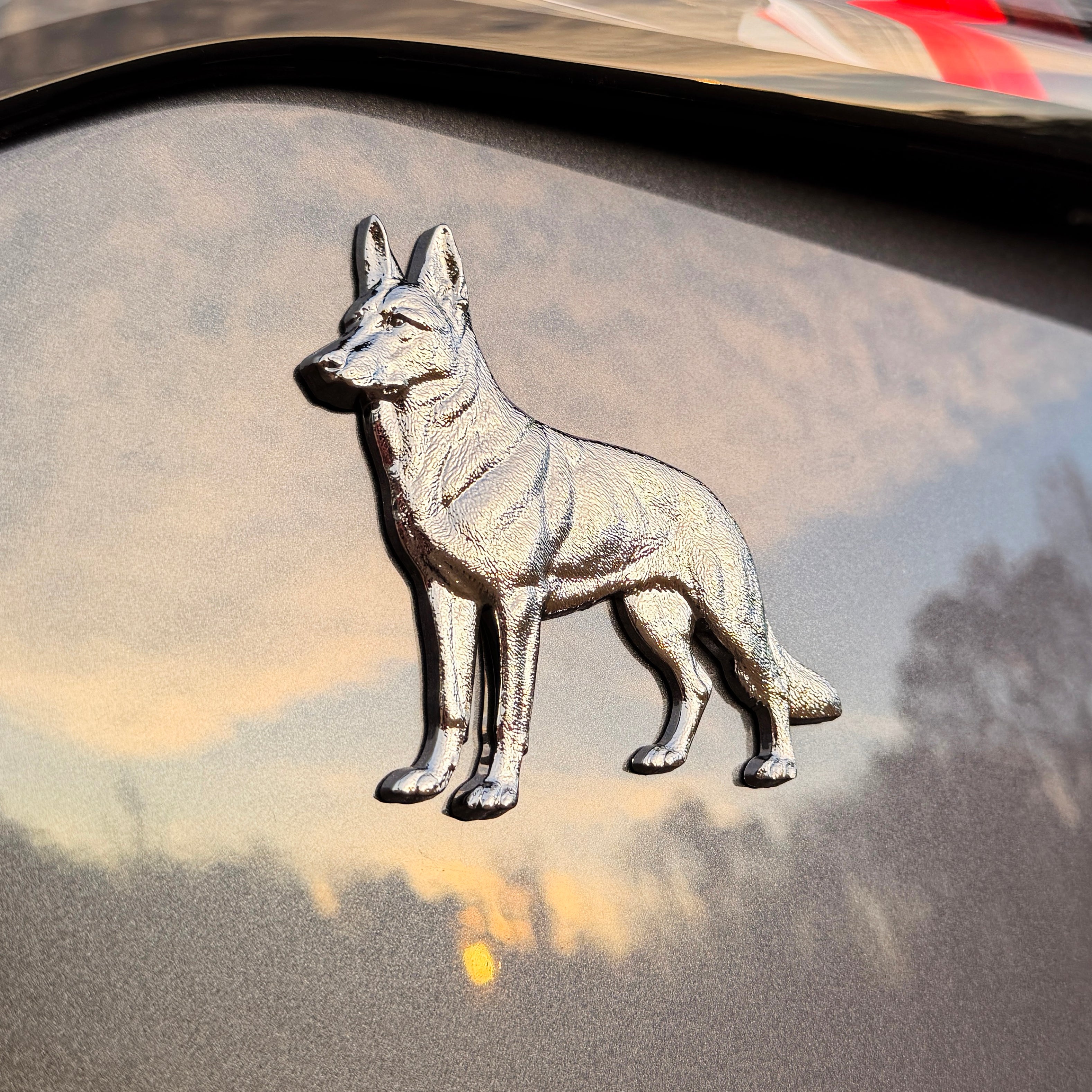 the GERMAN SHEPHERD BADGE - Grateful Fred -