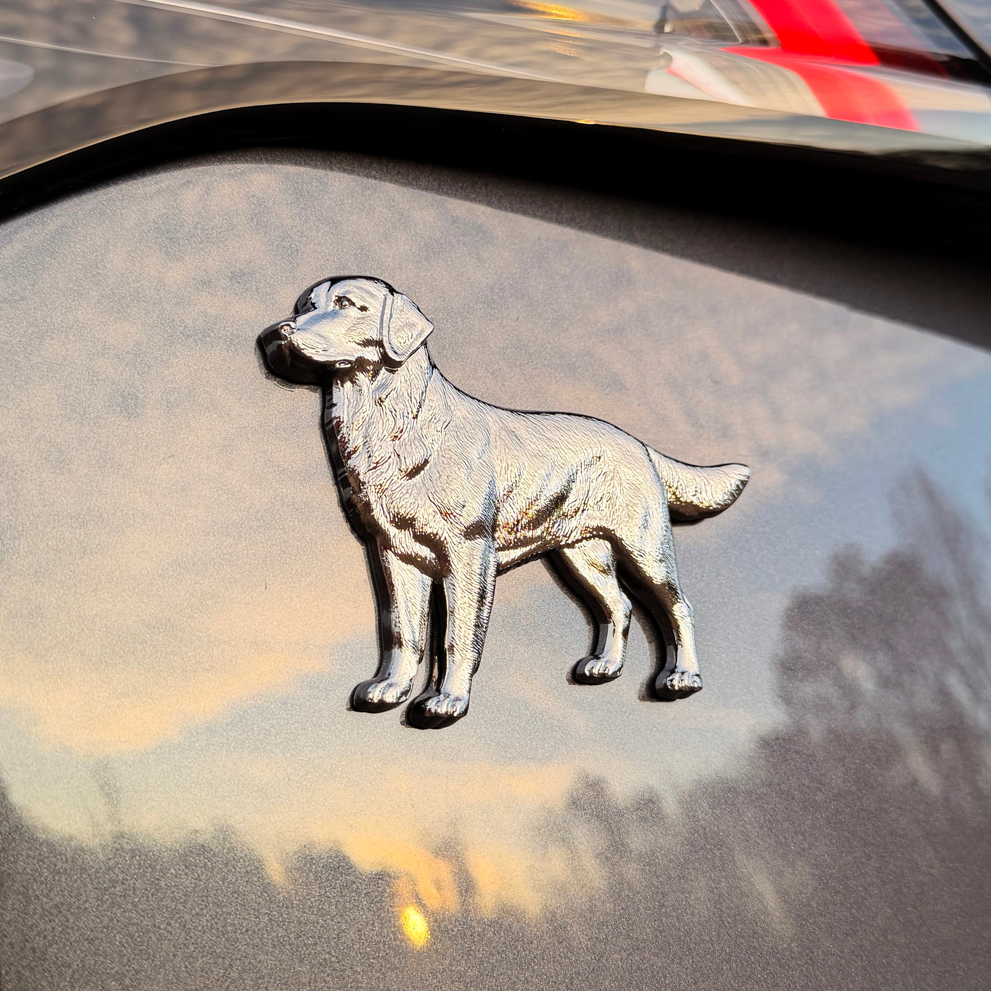 the GOLDEN RETRIEVER BADGE - Grateful Fred -