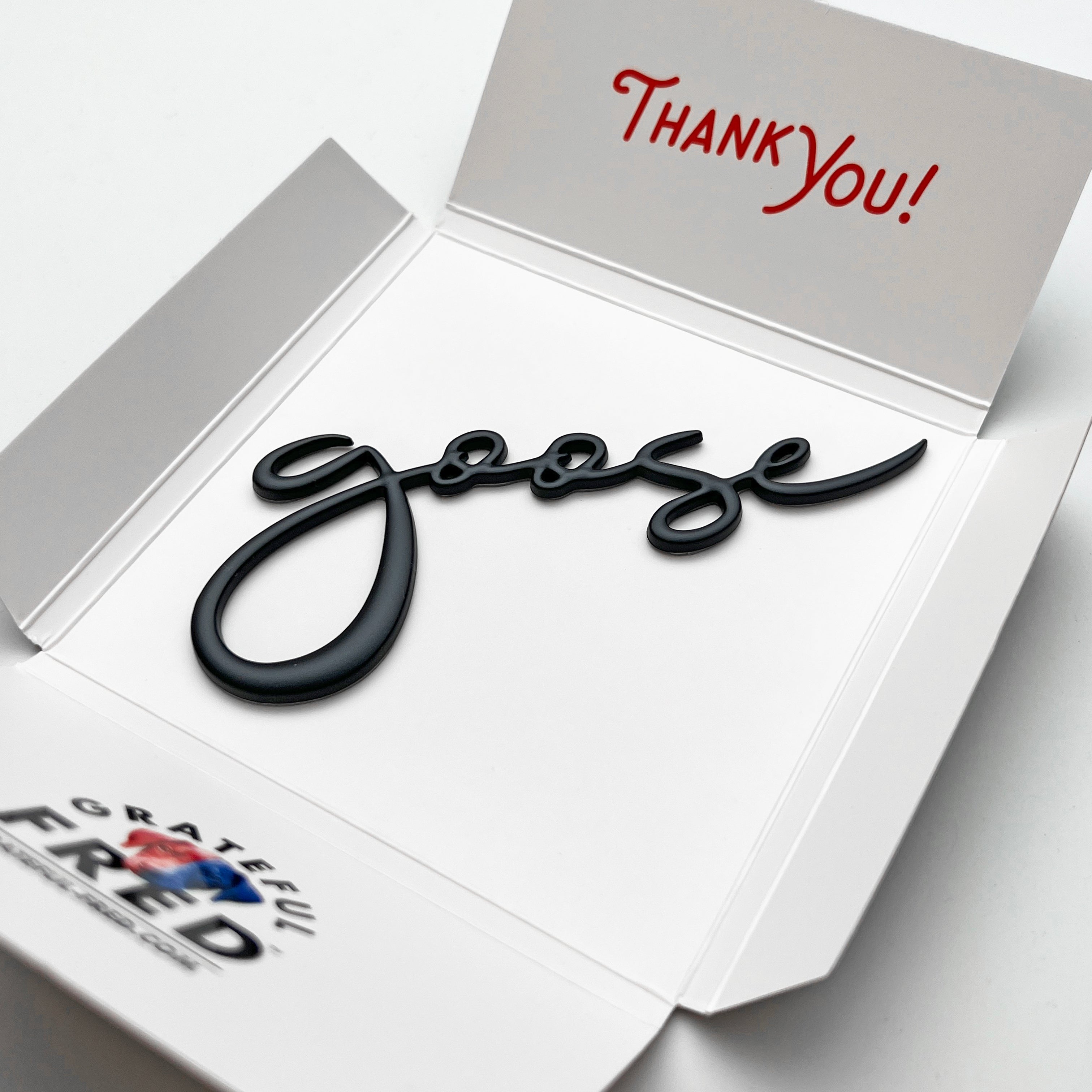 the GOOSE BADGE - Grateful Fred - Badge