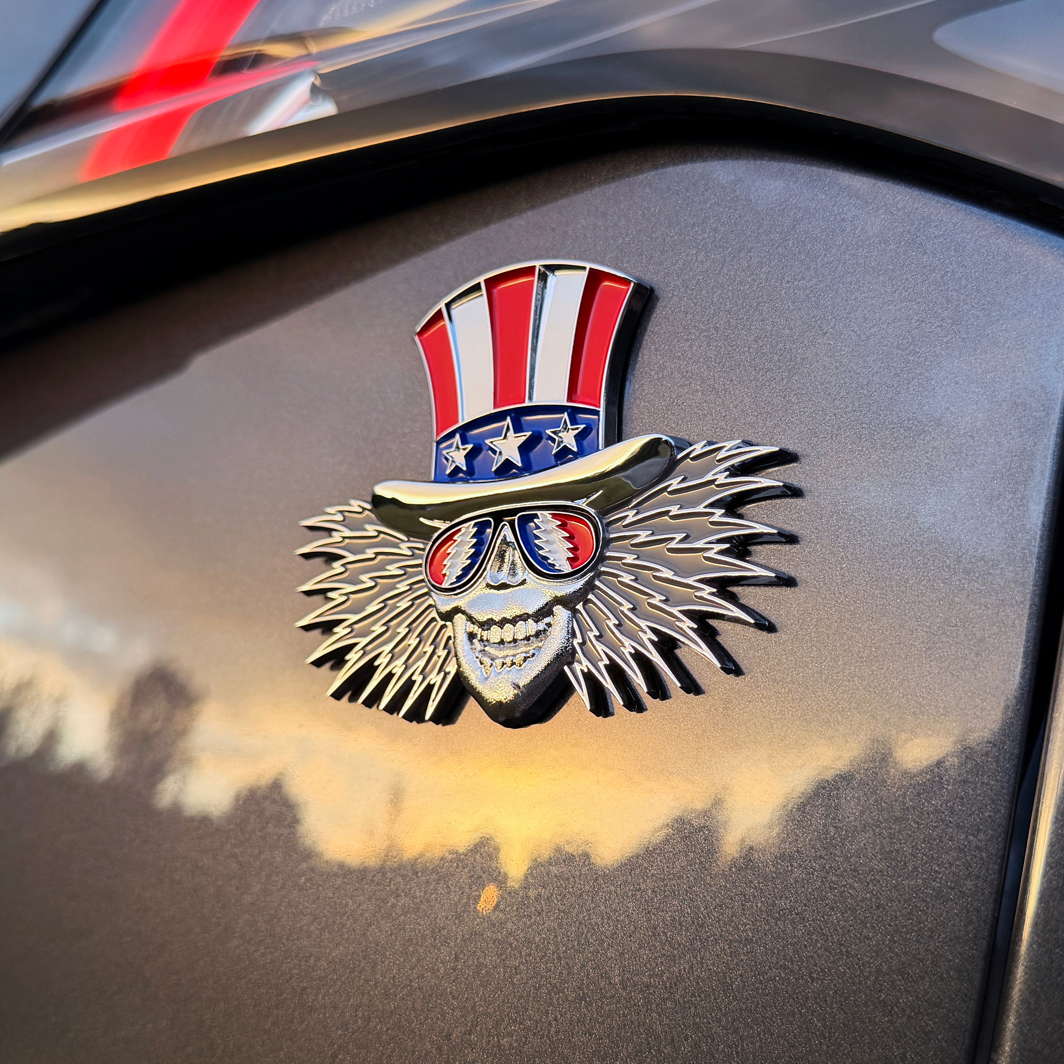 the CYCLE SAM BADGE - Grateful Fred -