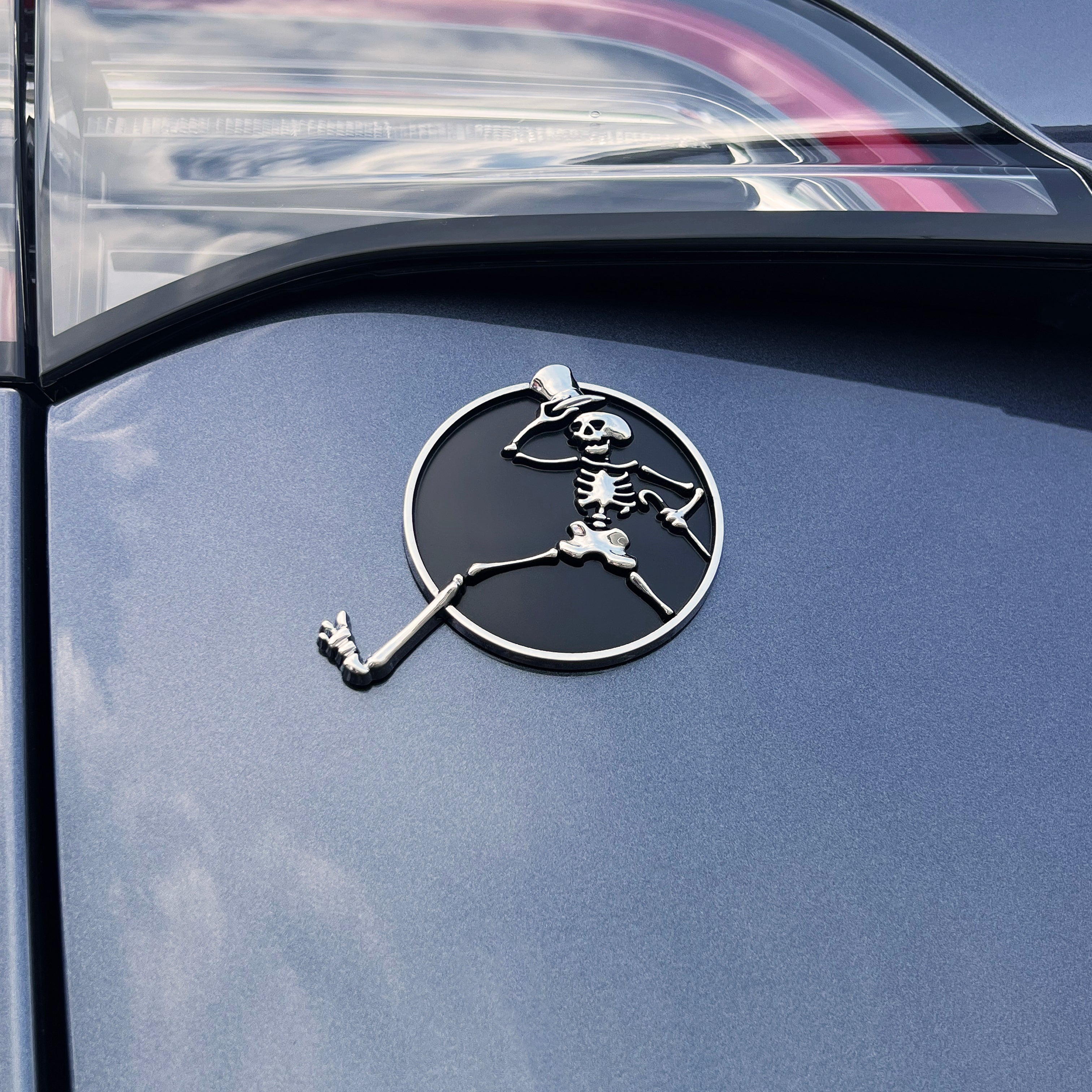 the HIGH-STEPPIN' SKELETON BADGE - Grateful Fred - Badge