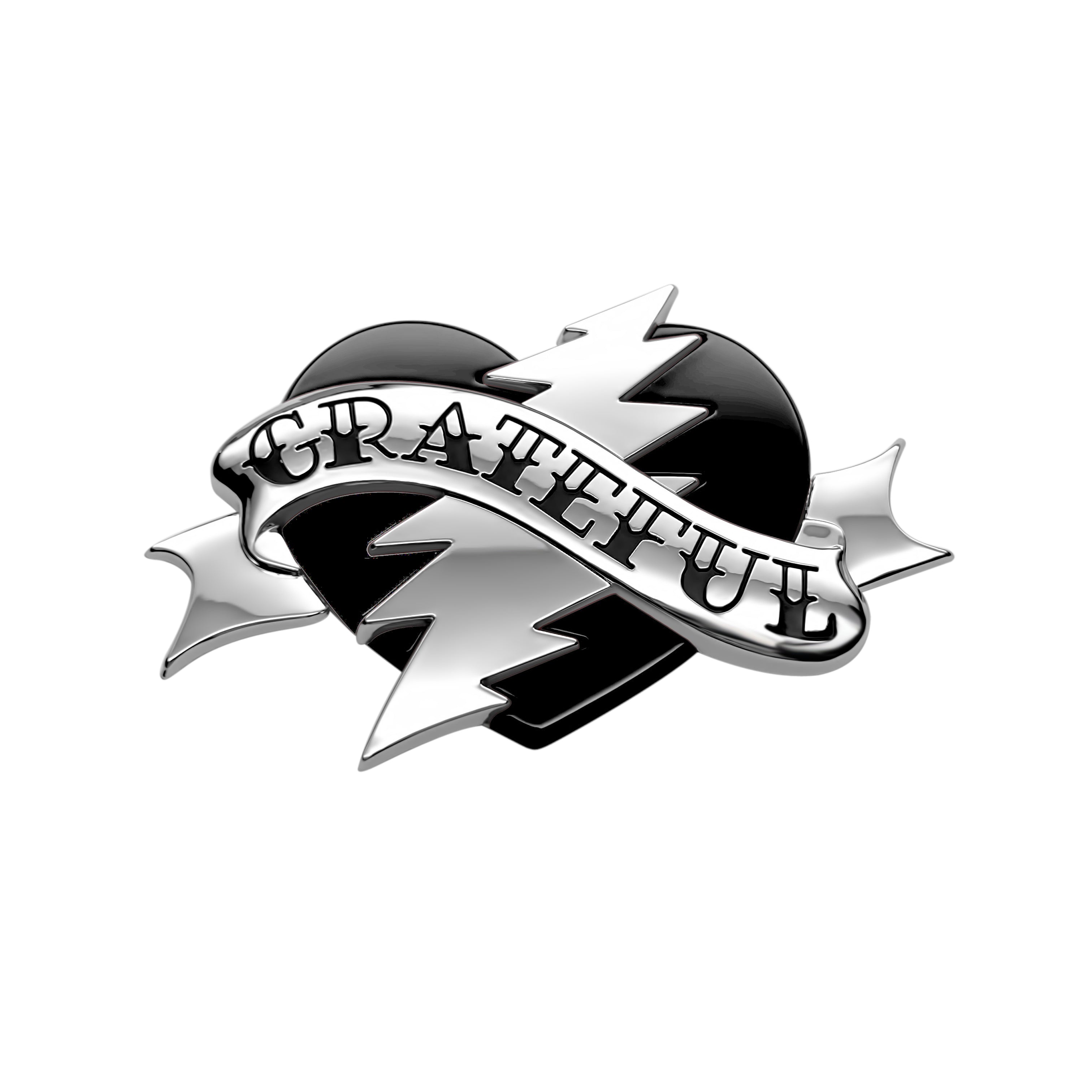 the GRATEFUL HEART BADGE - Grateful Fred - Badge