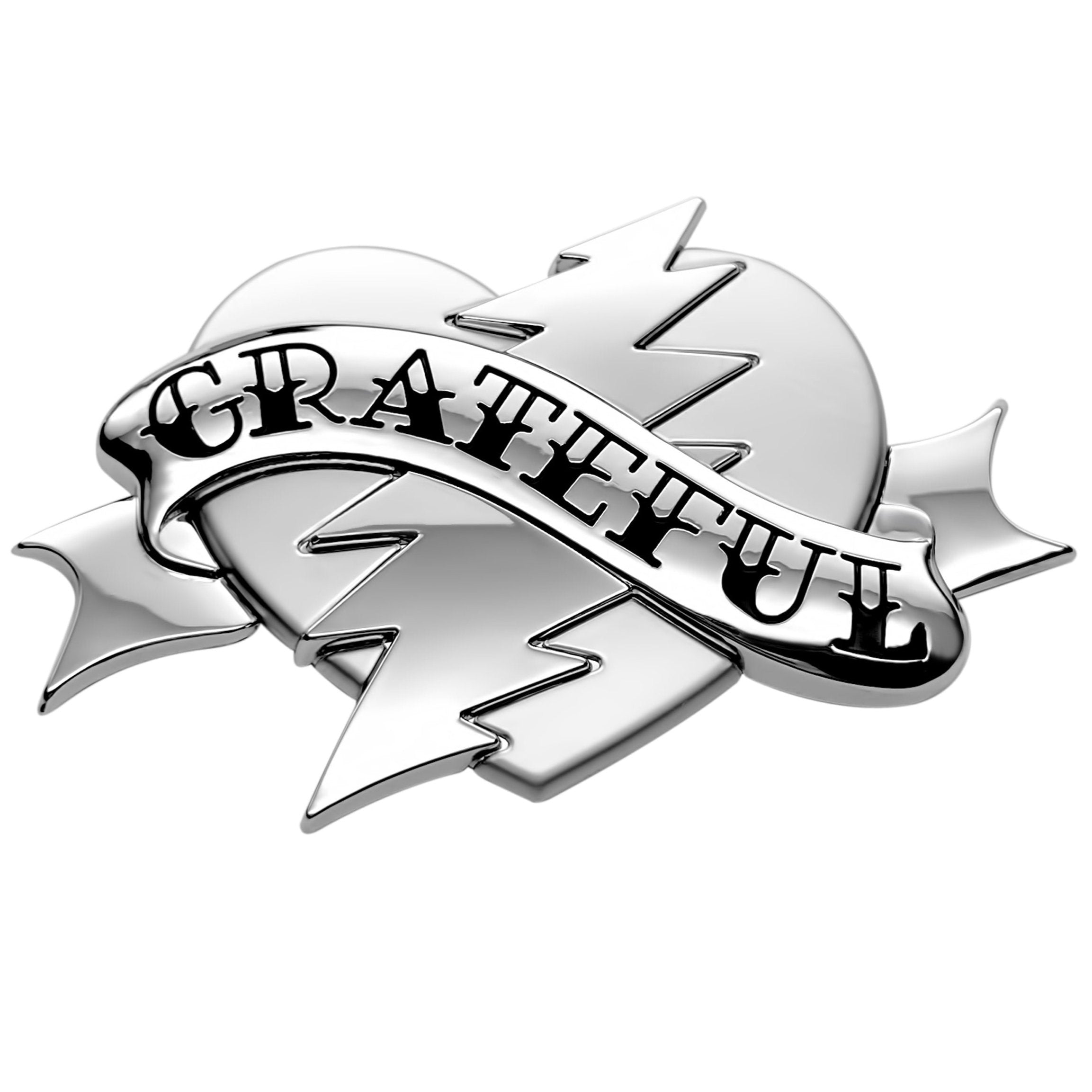 the GRATEFUL HEART BADGE - Grateful Fred - Badge