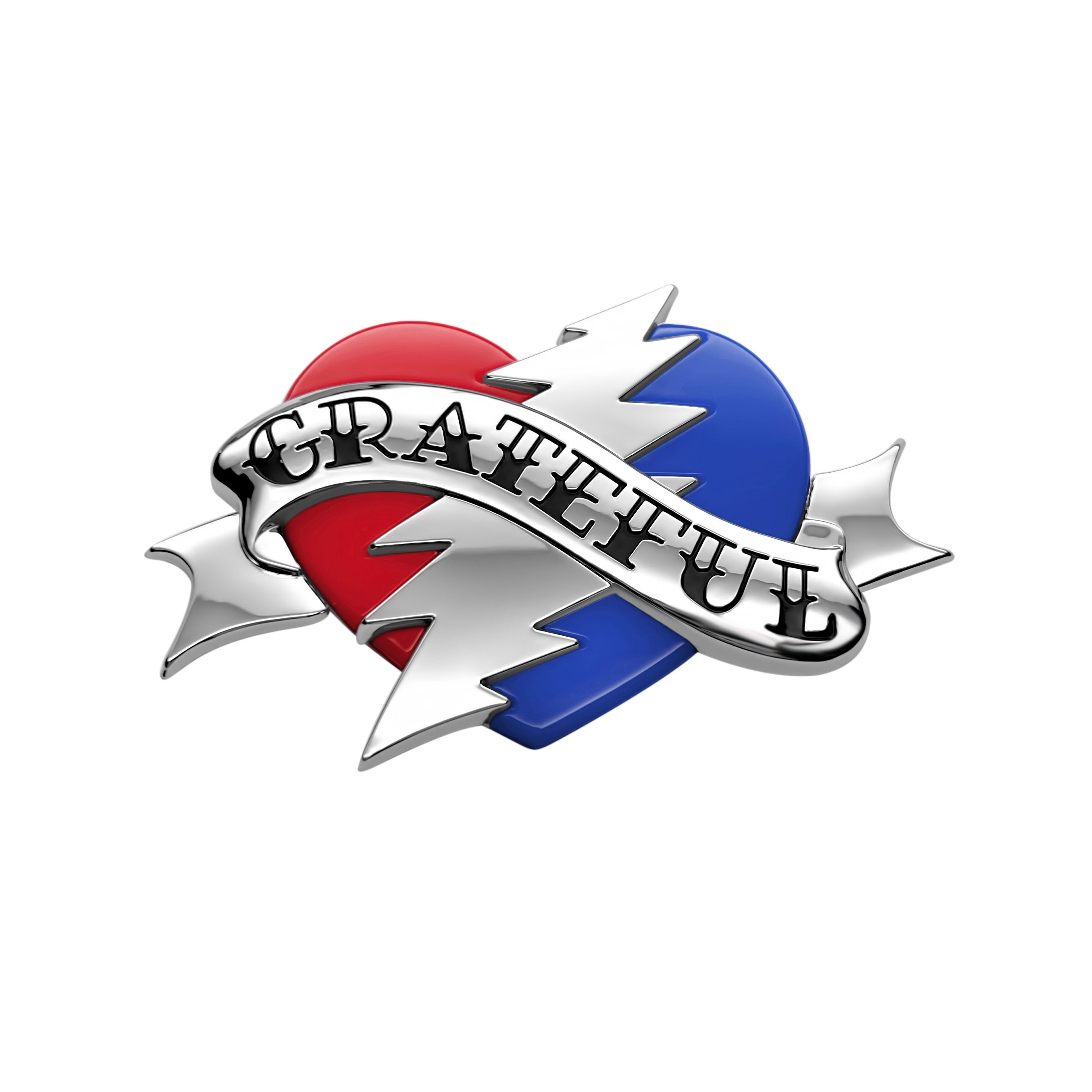the GRATEFUL HEART BADGE - Grateful Fred - Badge