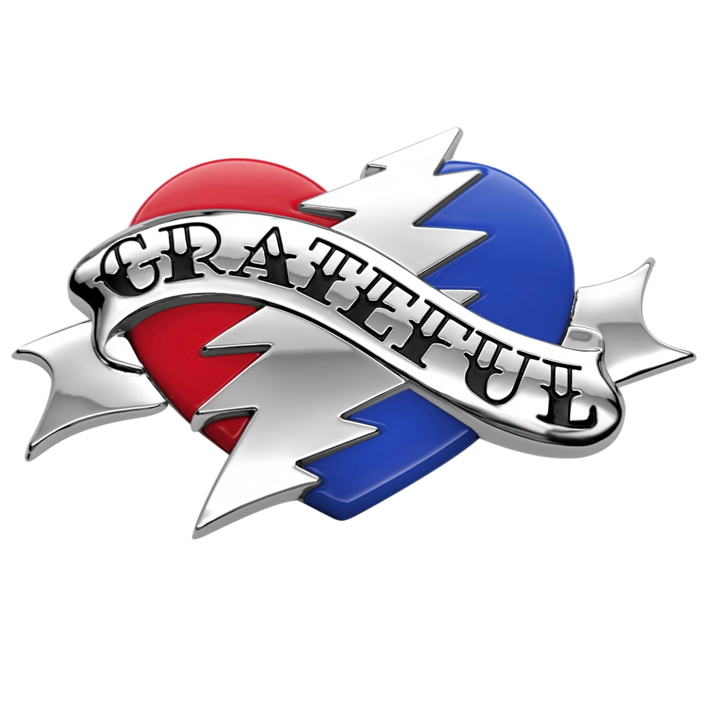 the GRATEFUL HEART BADGE - Grateful Fred - Badge