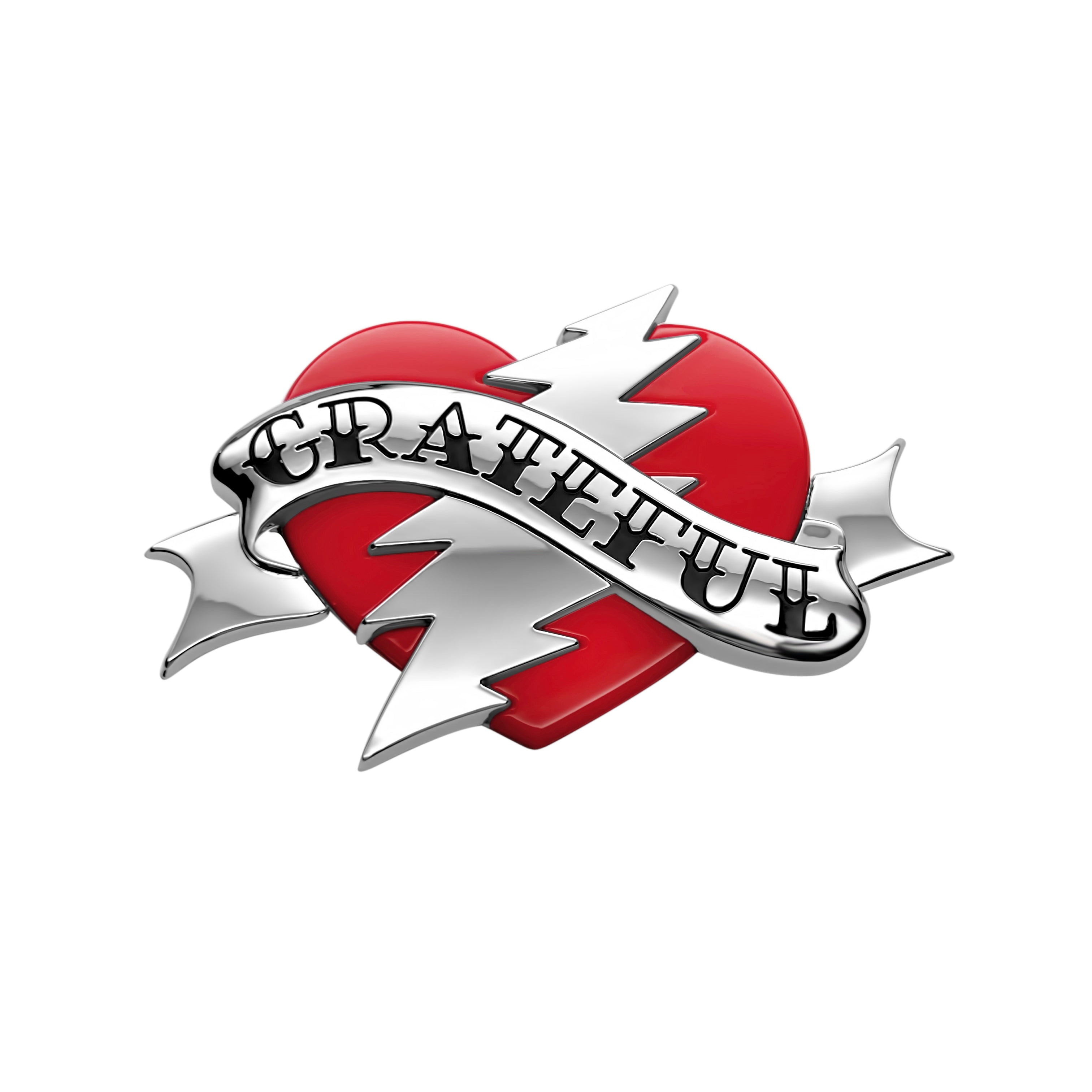 the GRATEFUL HEART BADGE - Grateful Fred - Badge