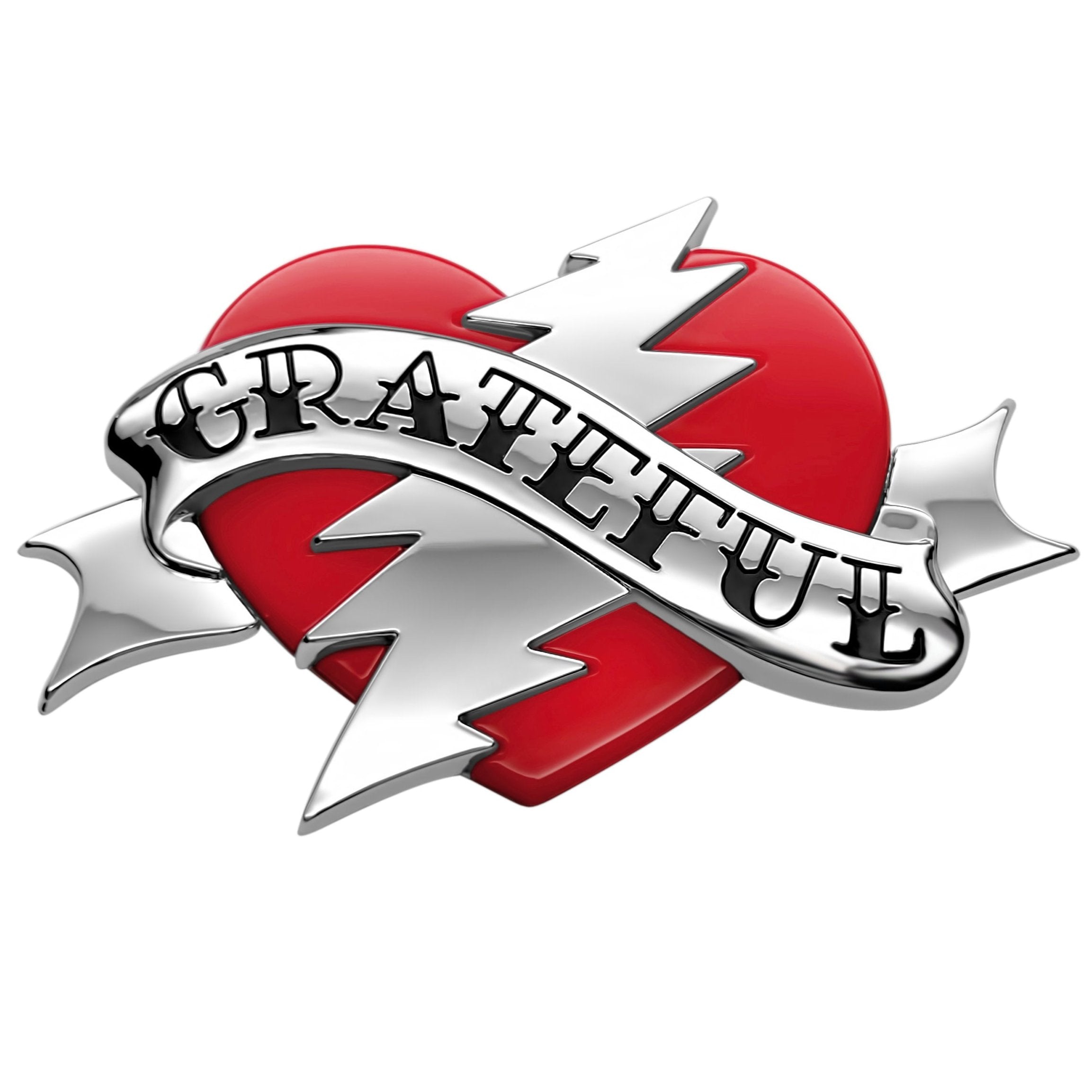 the GRATEFUL HEART BADGE - Grateful Fred - Badge