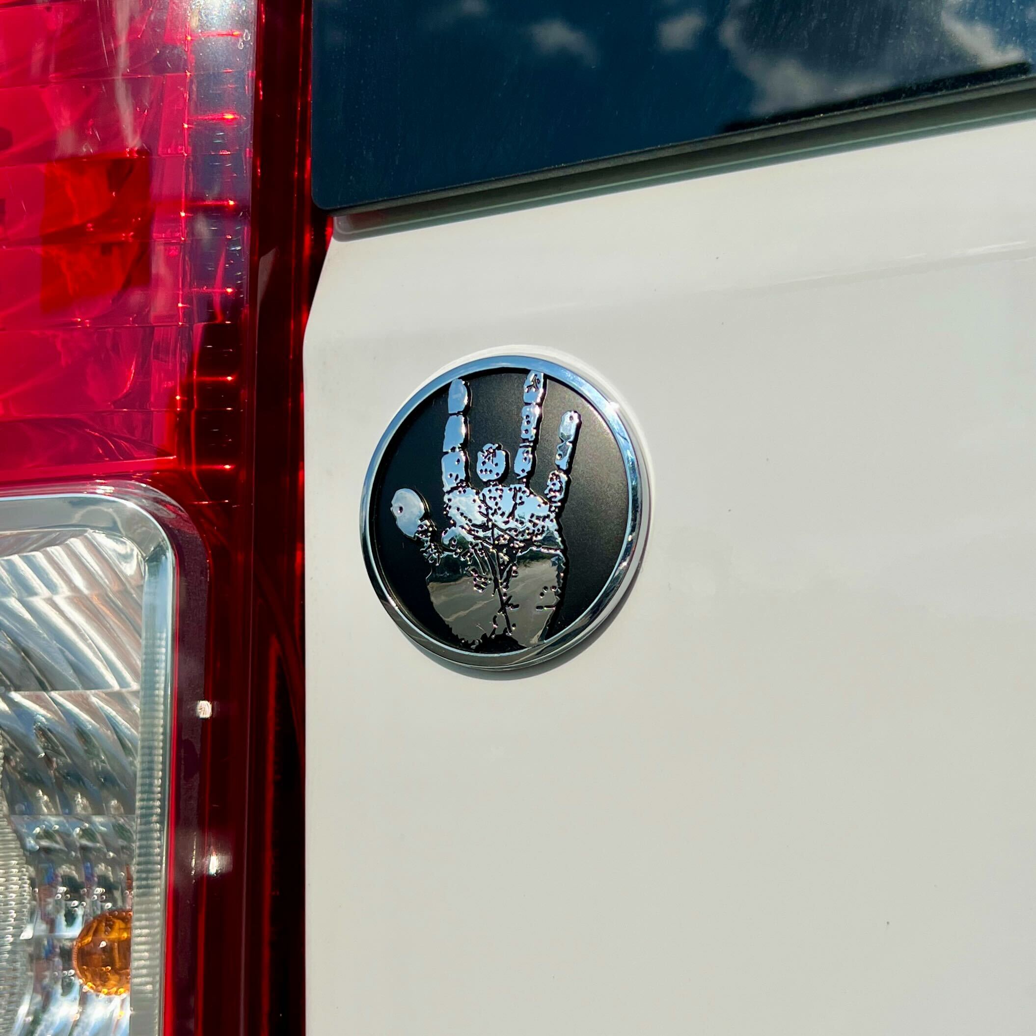 the JERRY HAND BADGE - Grateful Fred   -