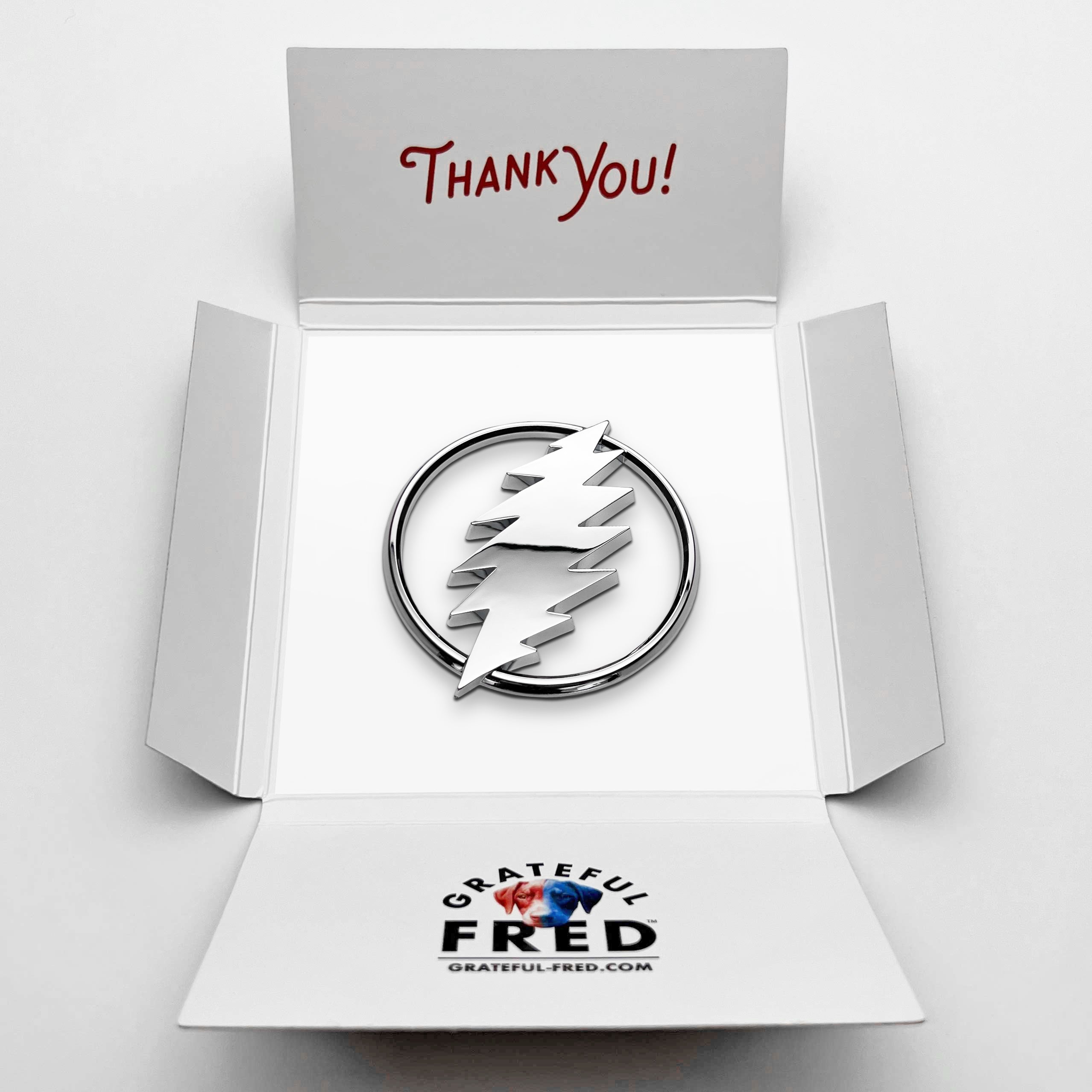 the LARGE BOLT RING BADGE - Grateful Fred -