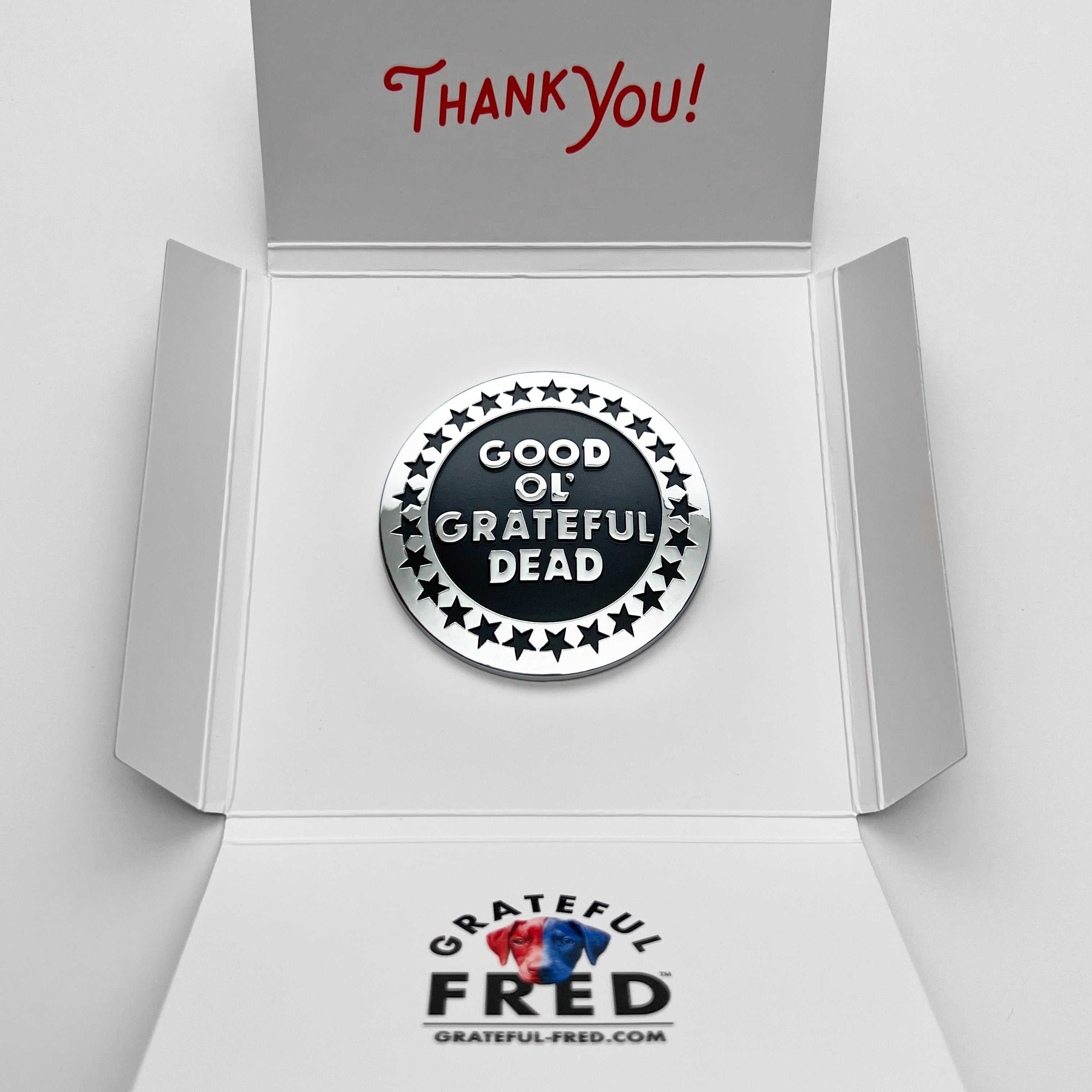 the GOOD OL' GRATEFUL DEAD BADGE - Grateful Fred   - Badge