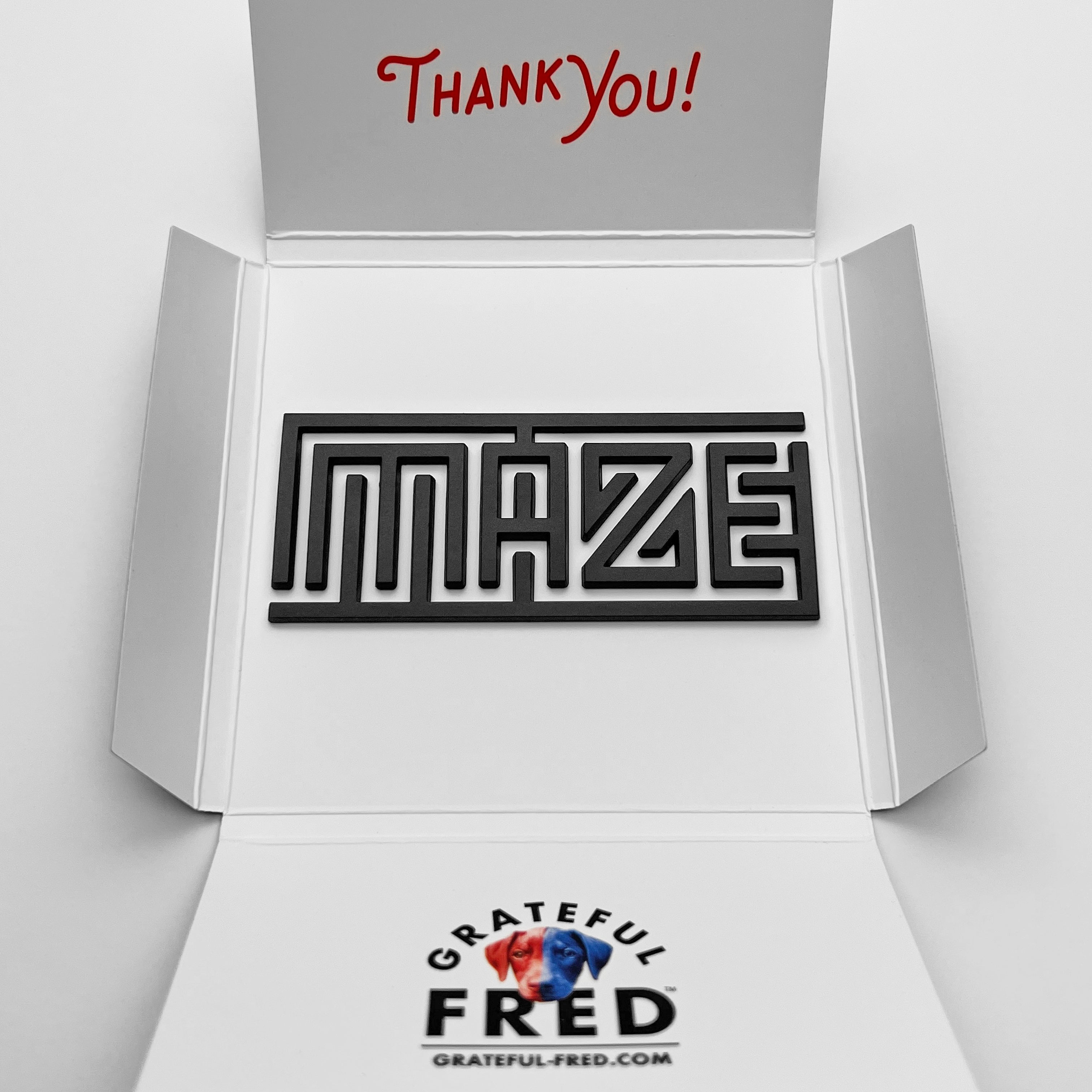 the MAZE BADGE - Grateful Fred - Badge