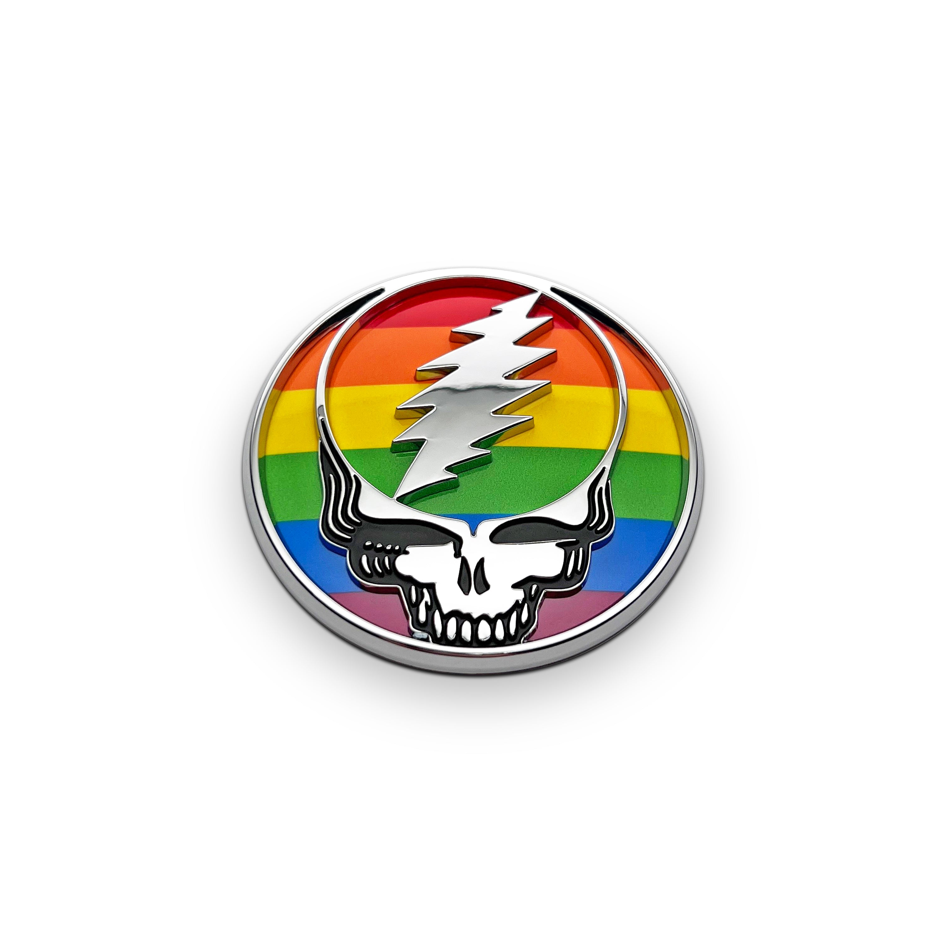 the PRIDE STEALIE BADGE - Grateful Fred - Badge