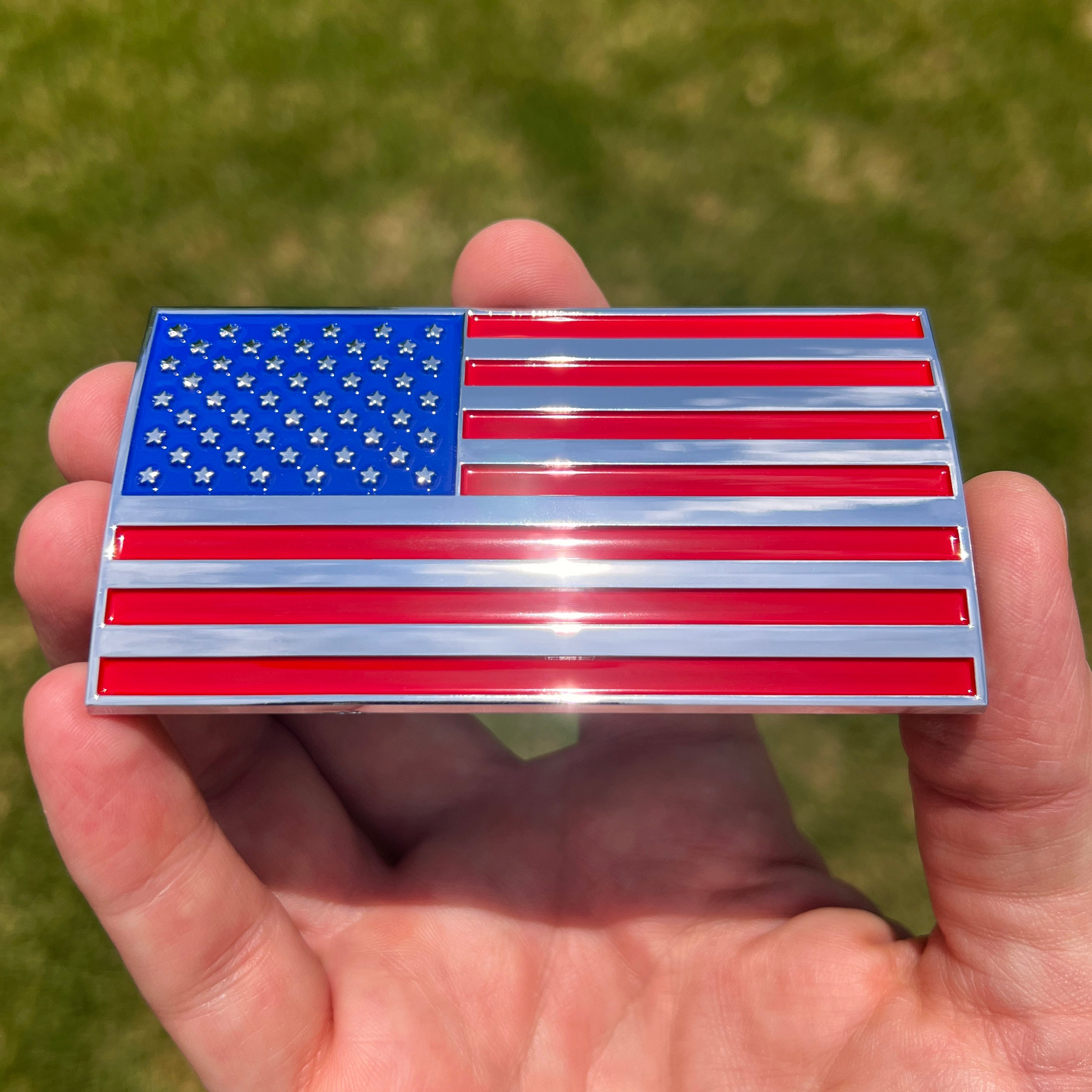 the AMERICAN FLAG BADGE - Grateful Fred - Badge