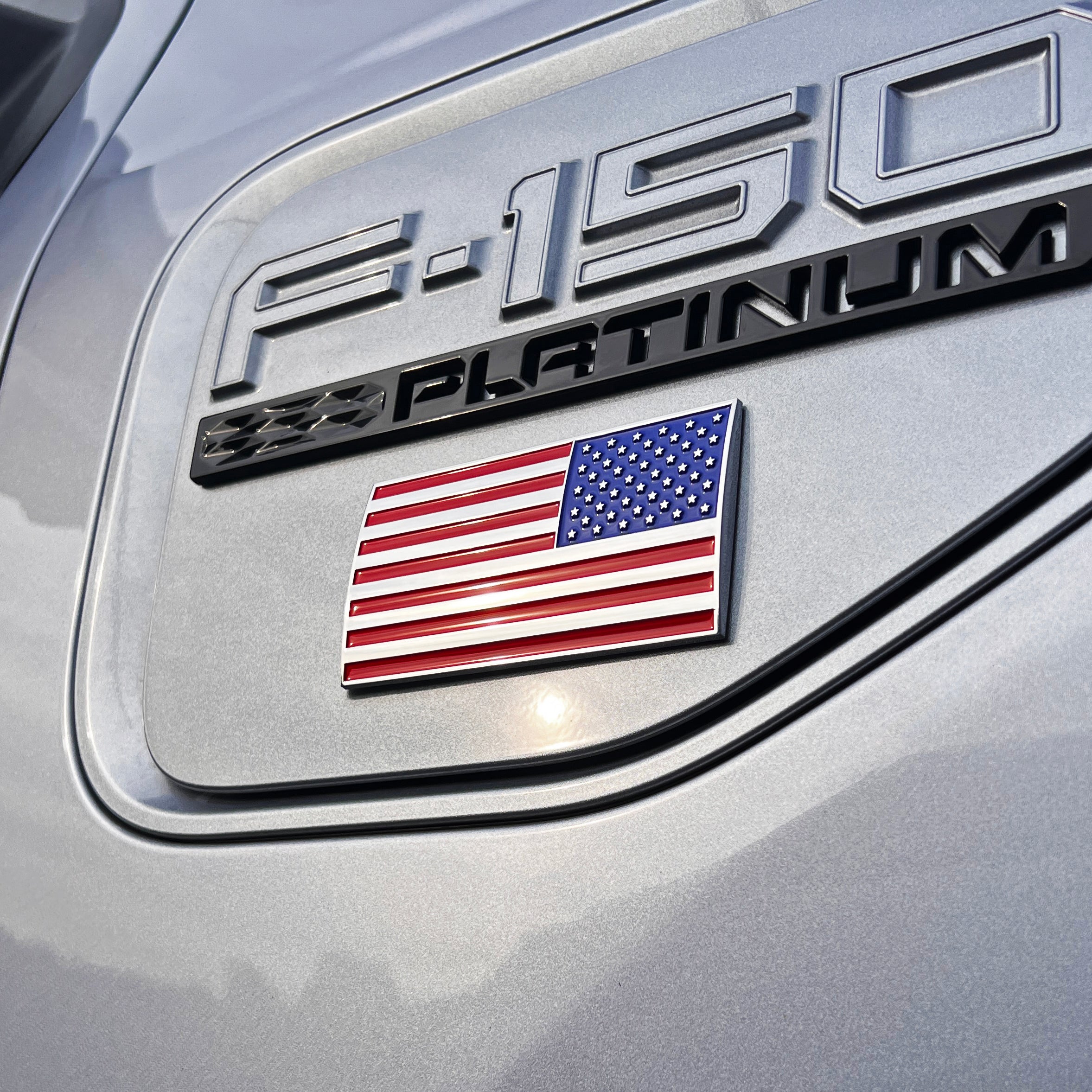 the AMERICAN FLAG BADGE - RIGHT FACING - Grateful Fred - Badge