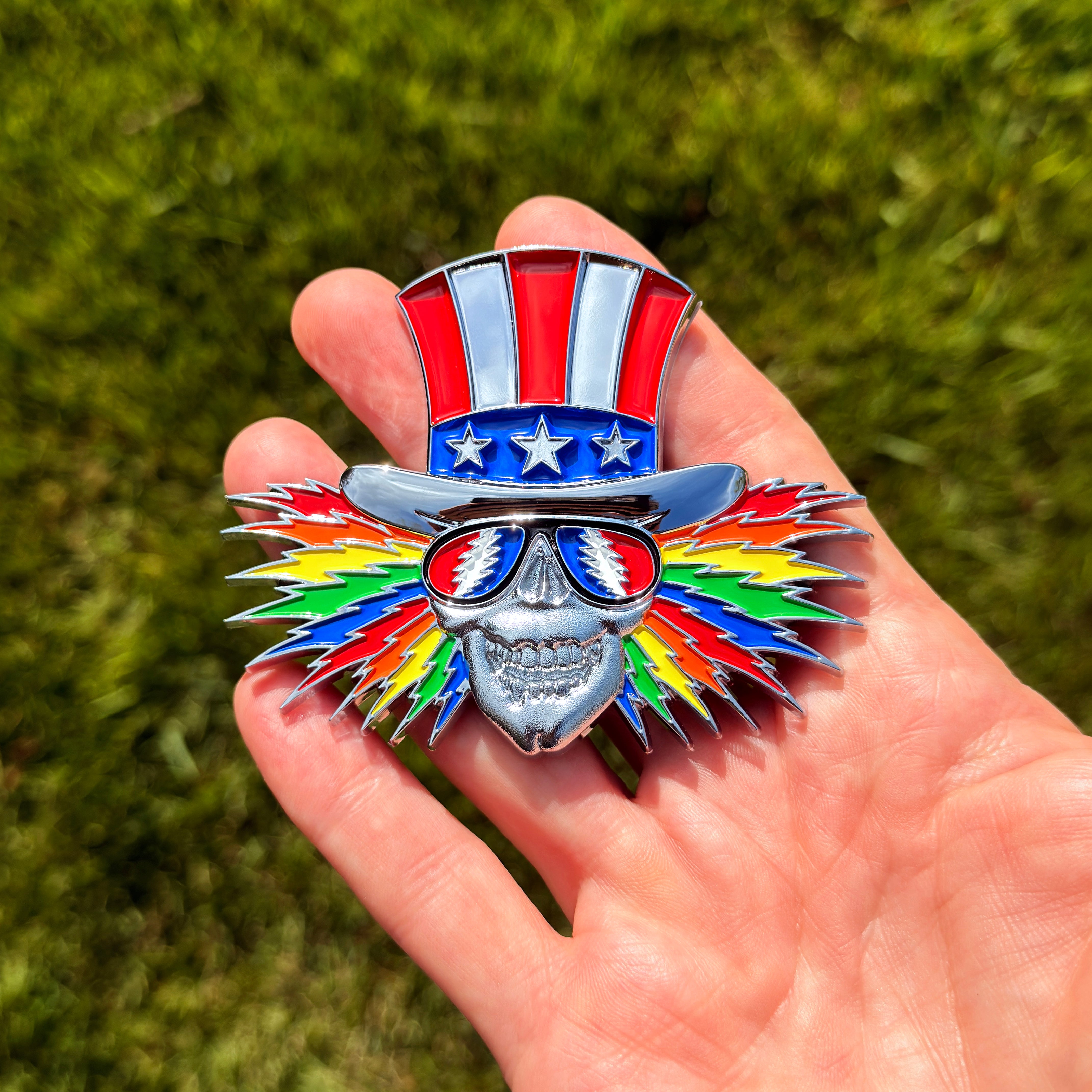 the CYCLE SAM BADGE - Grateful Fred -