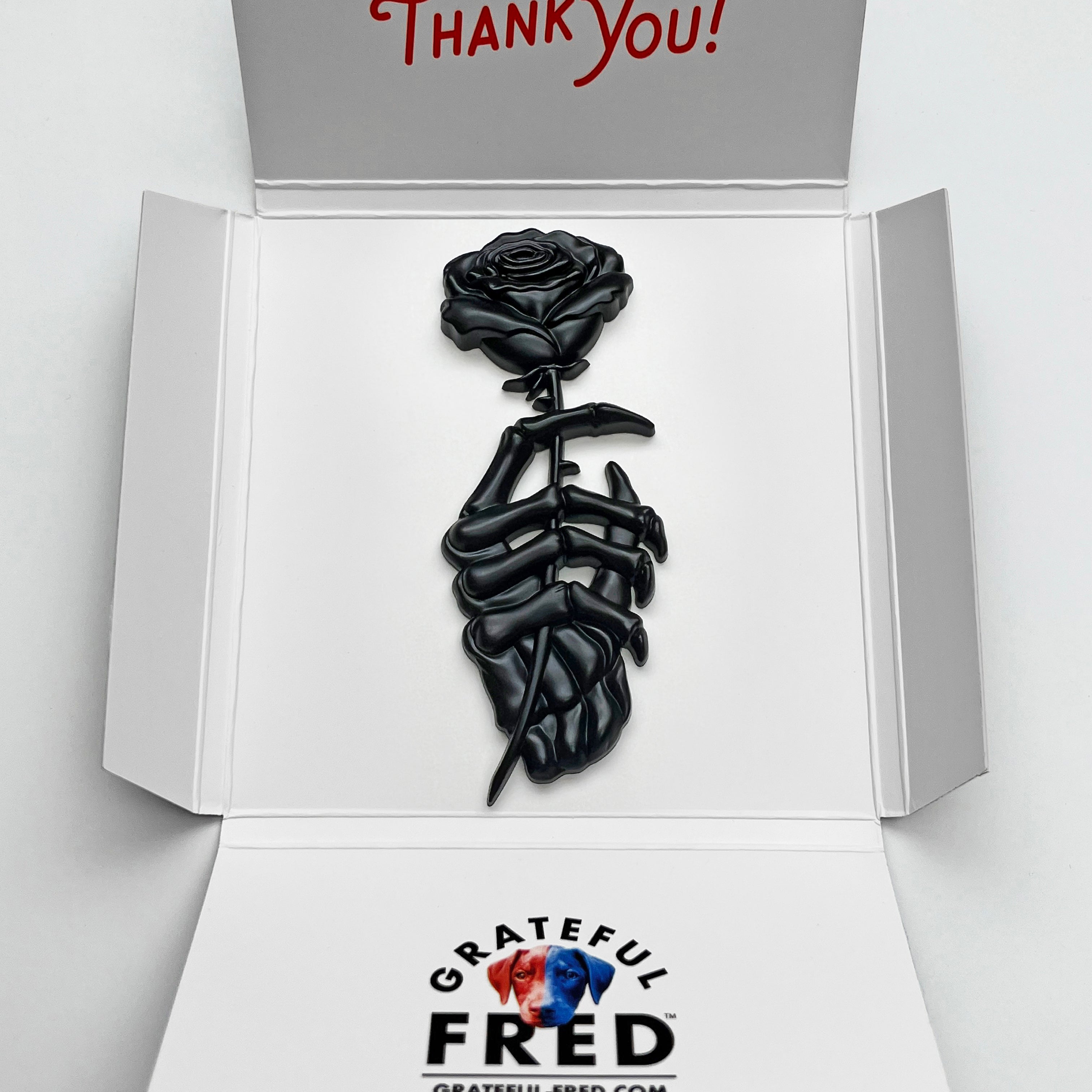 the RAMBLIN' ROSE BADGE - Grateful Fred - Badge