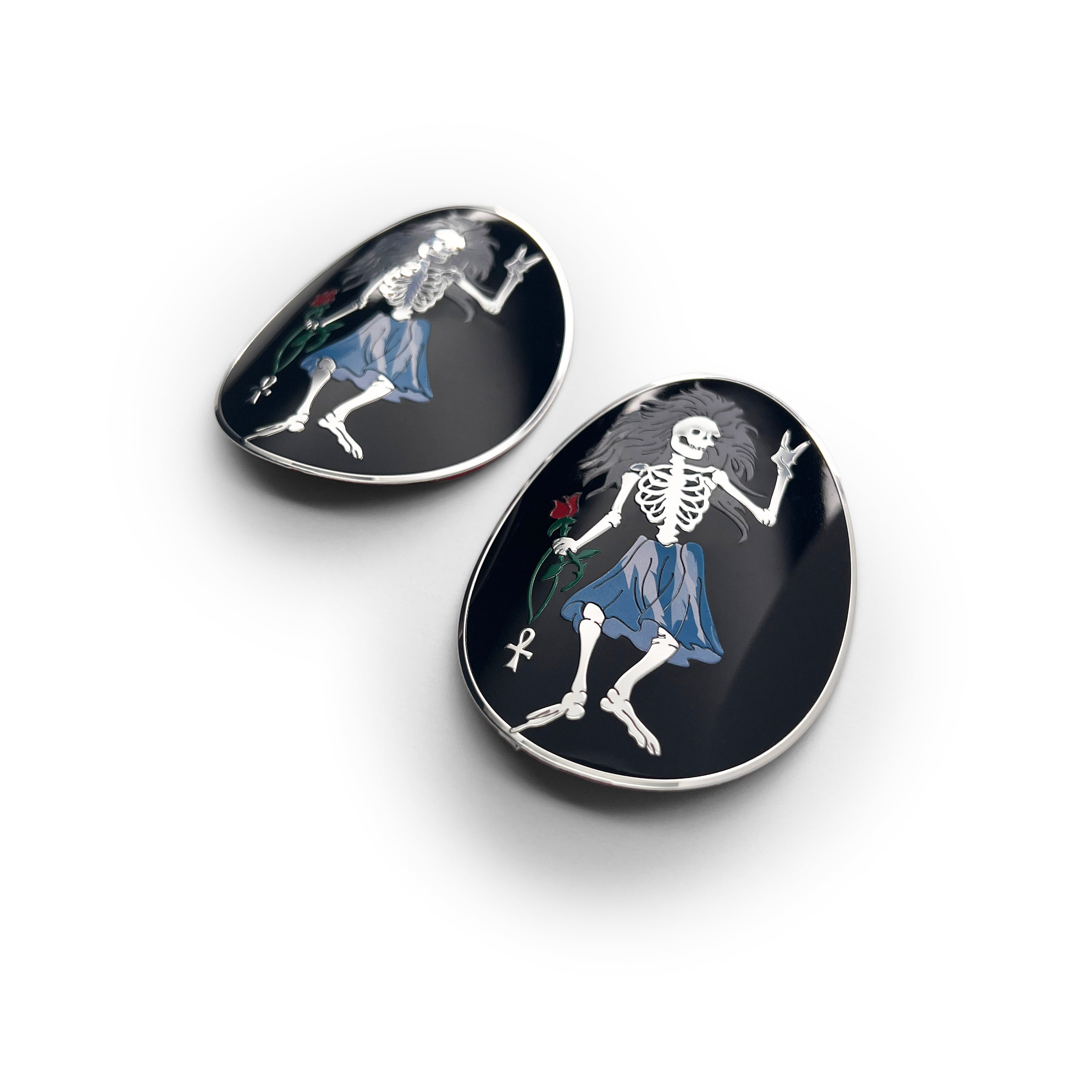 the ROSEBUD BOTTLE BADGE – 2 PACK - Grateful Fred - Bottle Badges