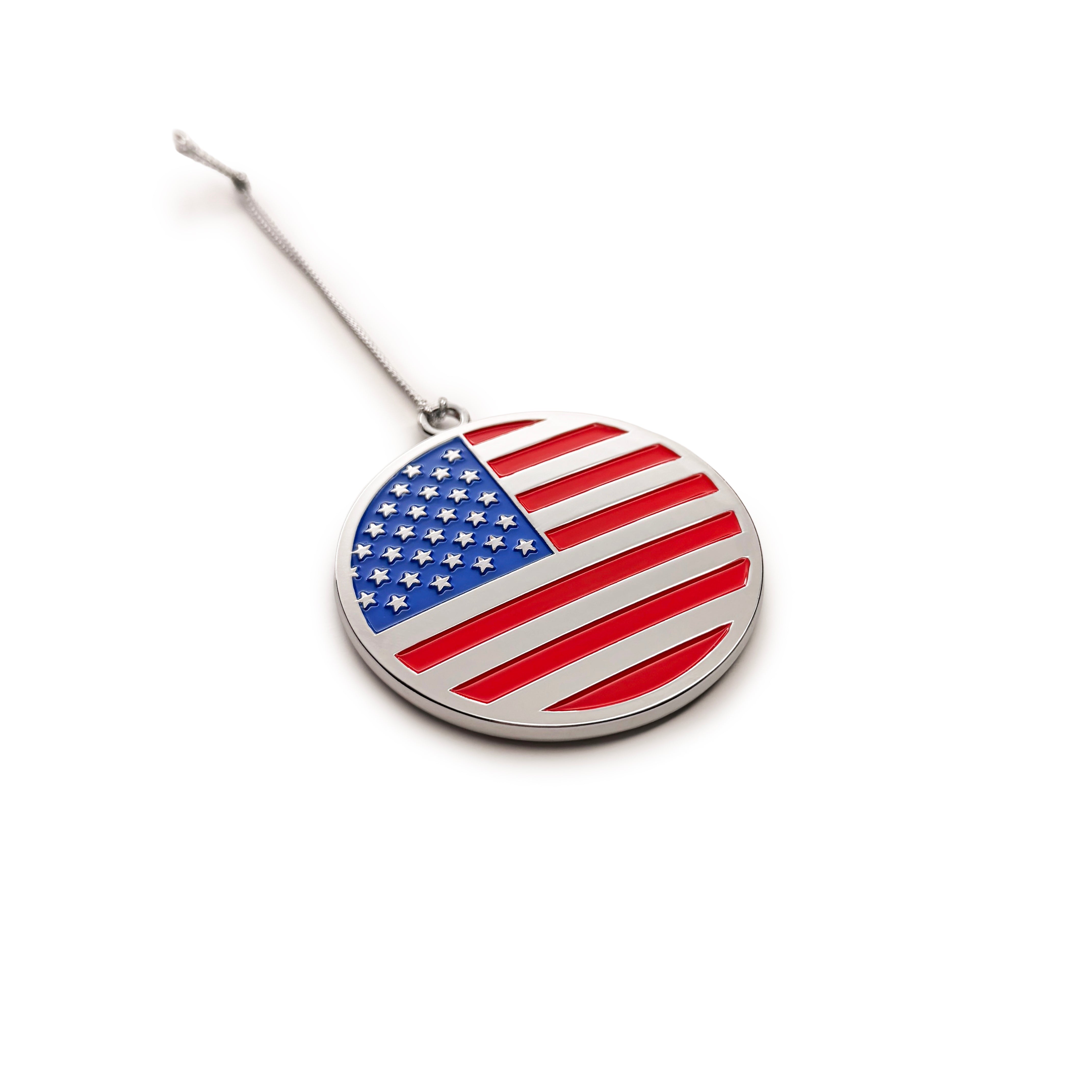 the ROUND USA ORNAMENT - Grateful Fred - Ornament