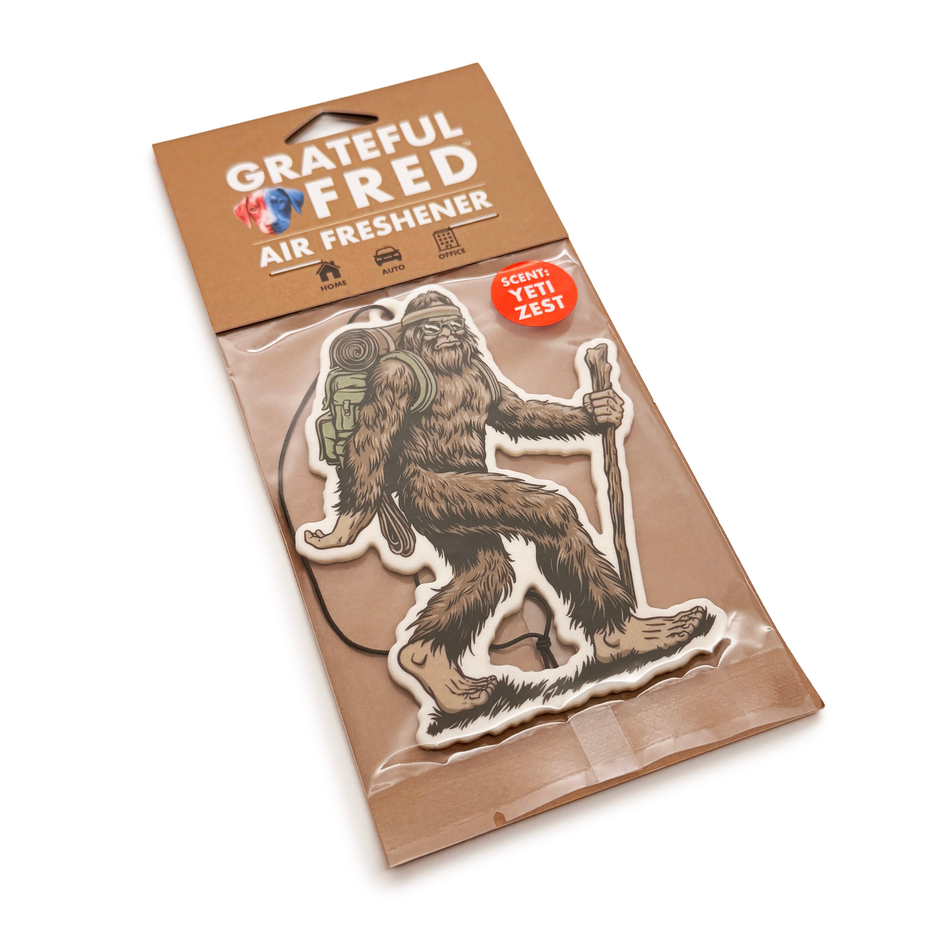 the SASQUATCH AIR FRESHENER - 2 PACK - Grateful Fred - Air Fresheners