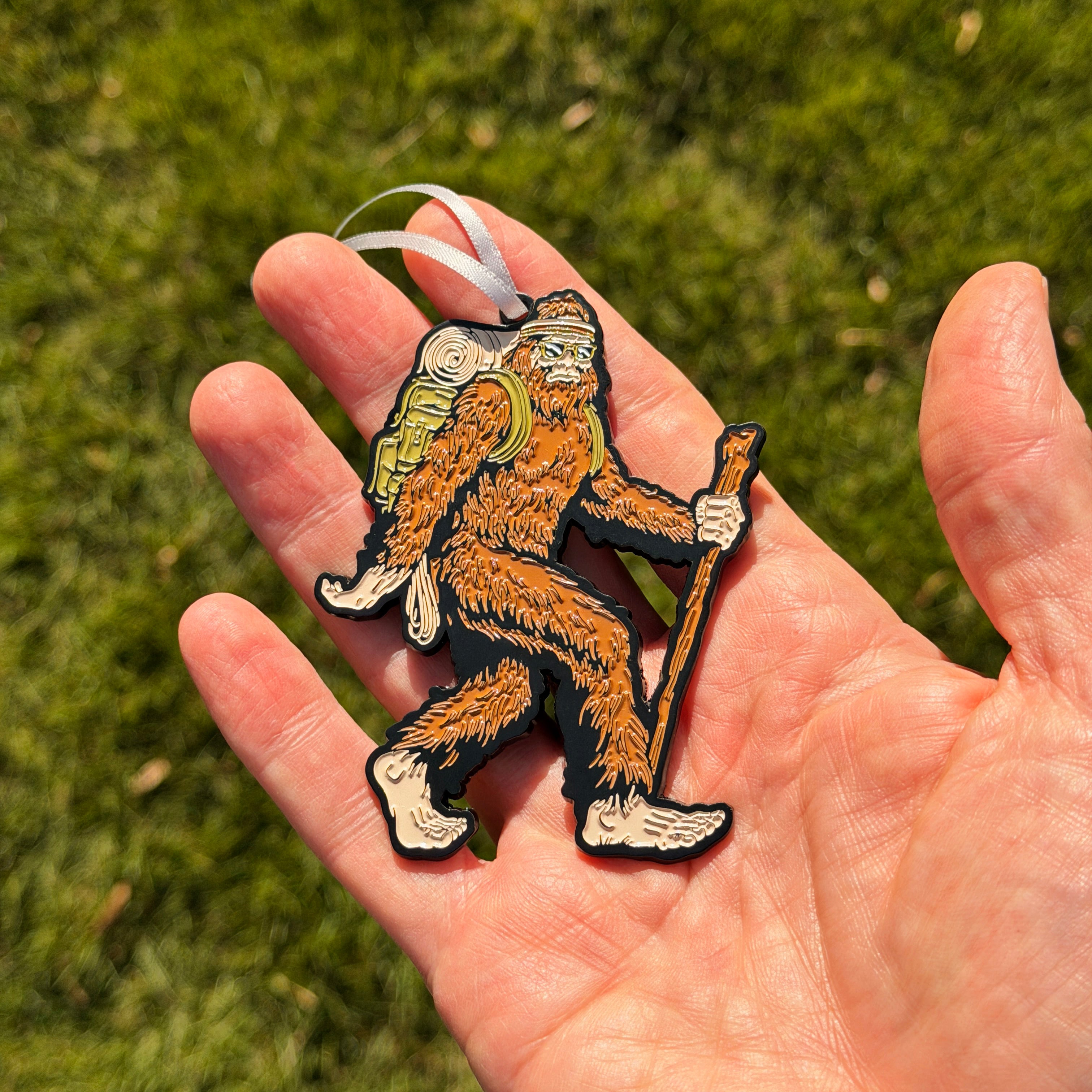 the SASQUATCH ENAMEL ORNAMENT - Grateful Fred - Ornament