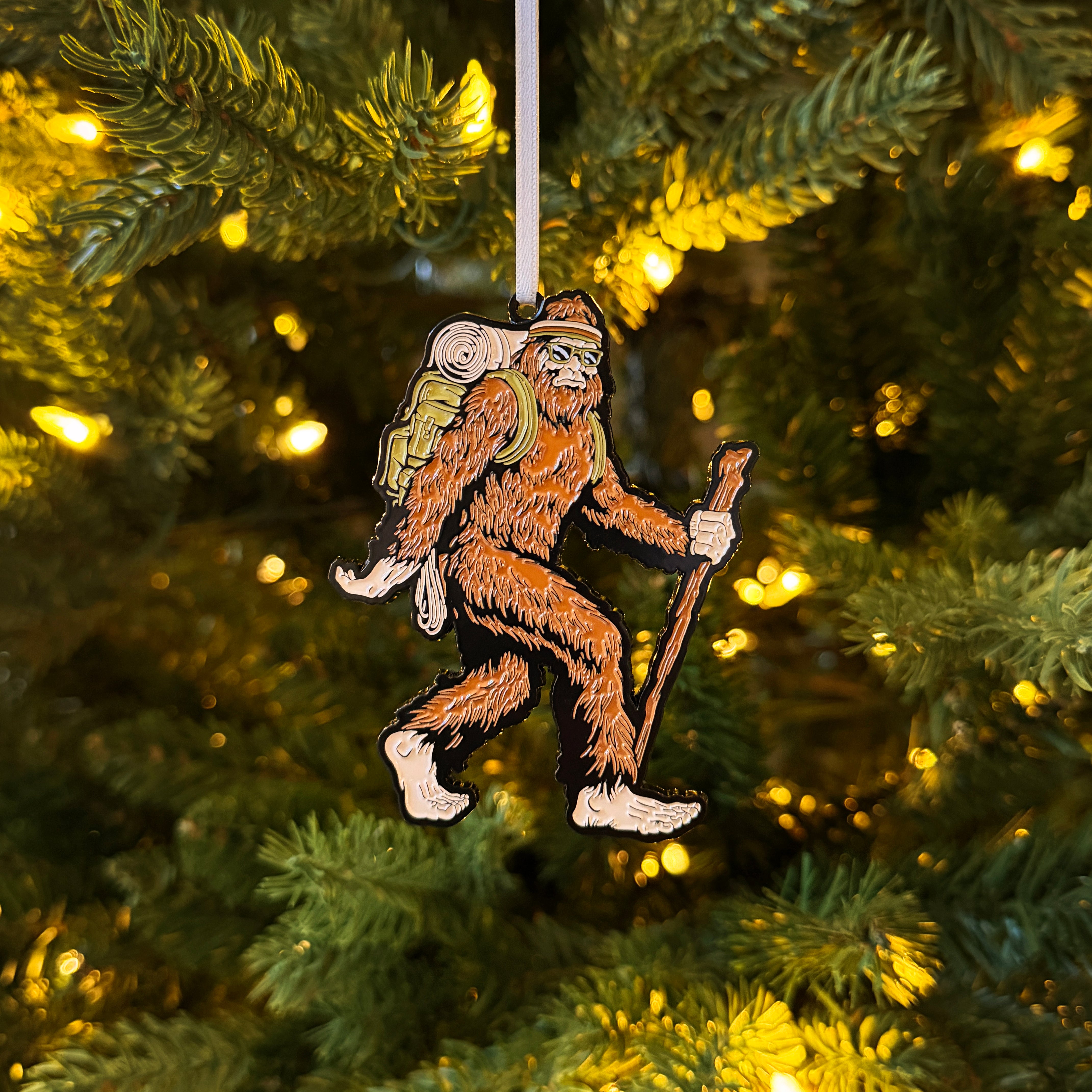 the SASQUATCH ENAMEL ORNAMENT - Grateful Fred - Ornament