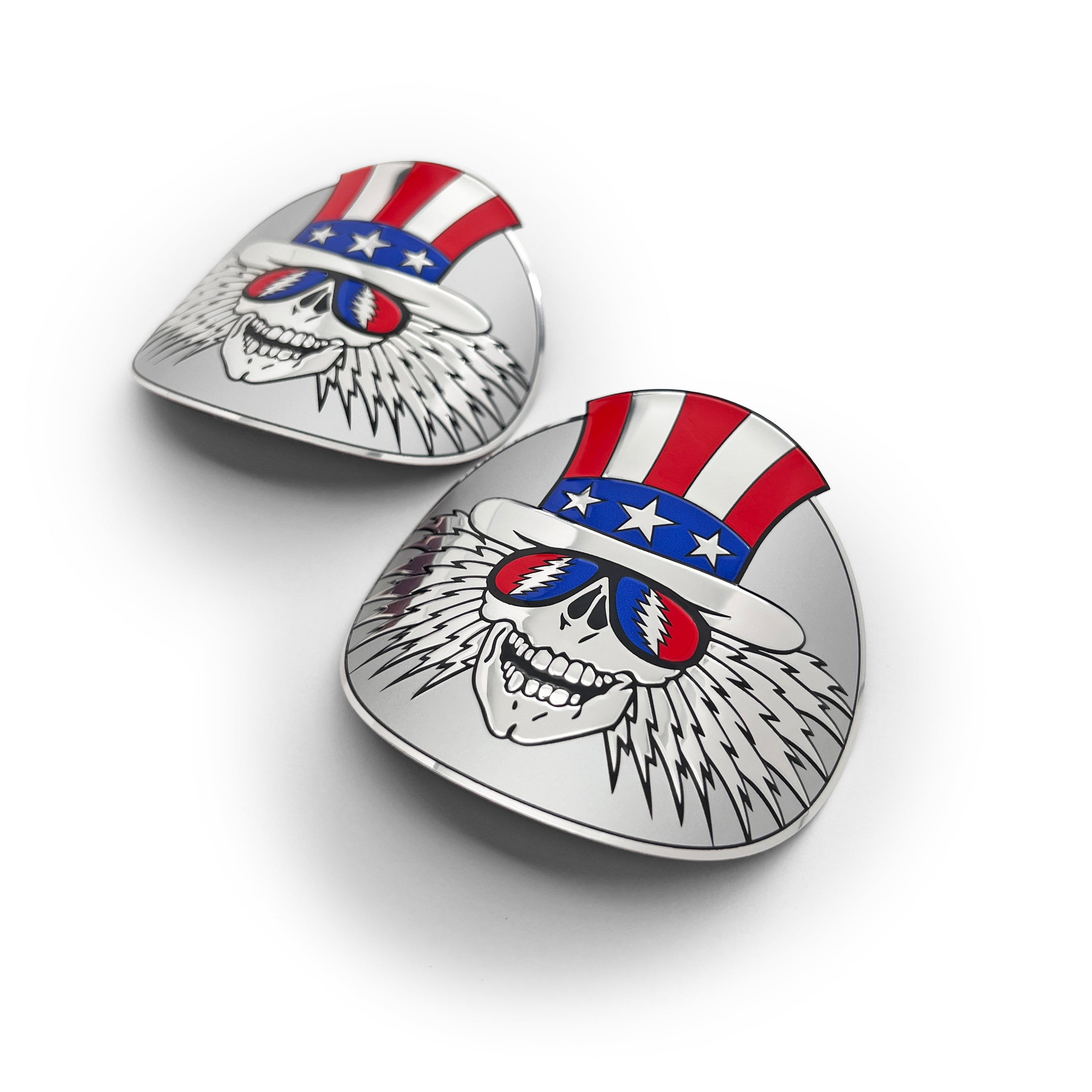 the CYCLE SAM BOTTLE BADGE - 2 PACK - Grateful Fred - Bottle Badges