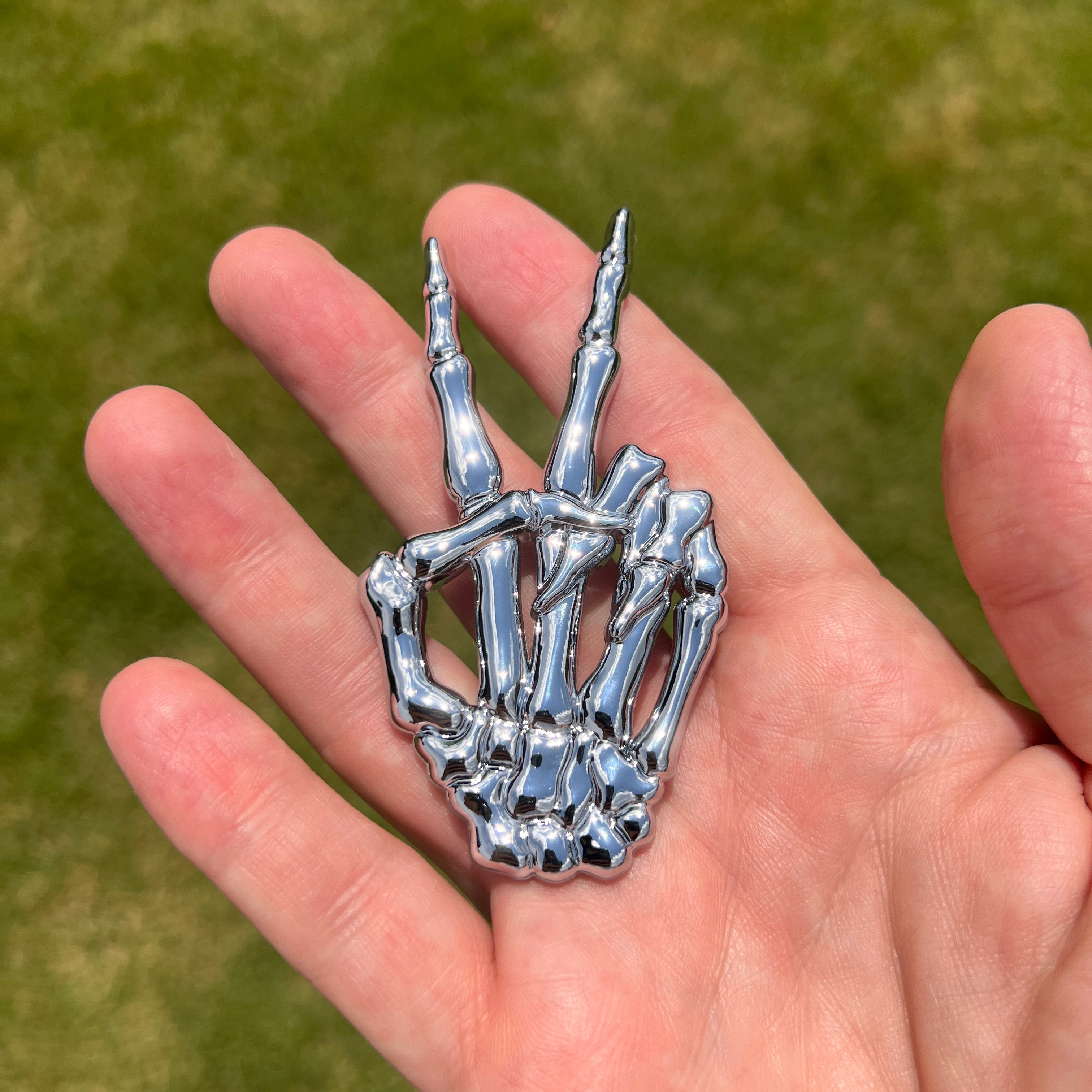 the SKELETON PEACE FINGERS - Grateful Fred   -