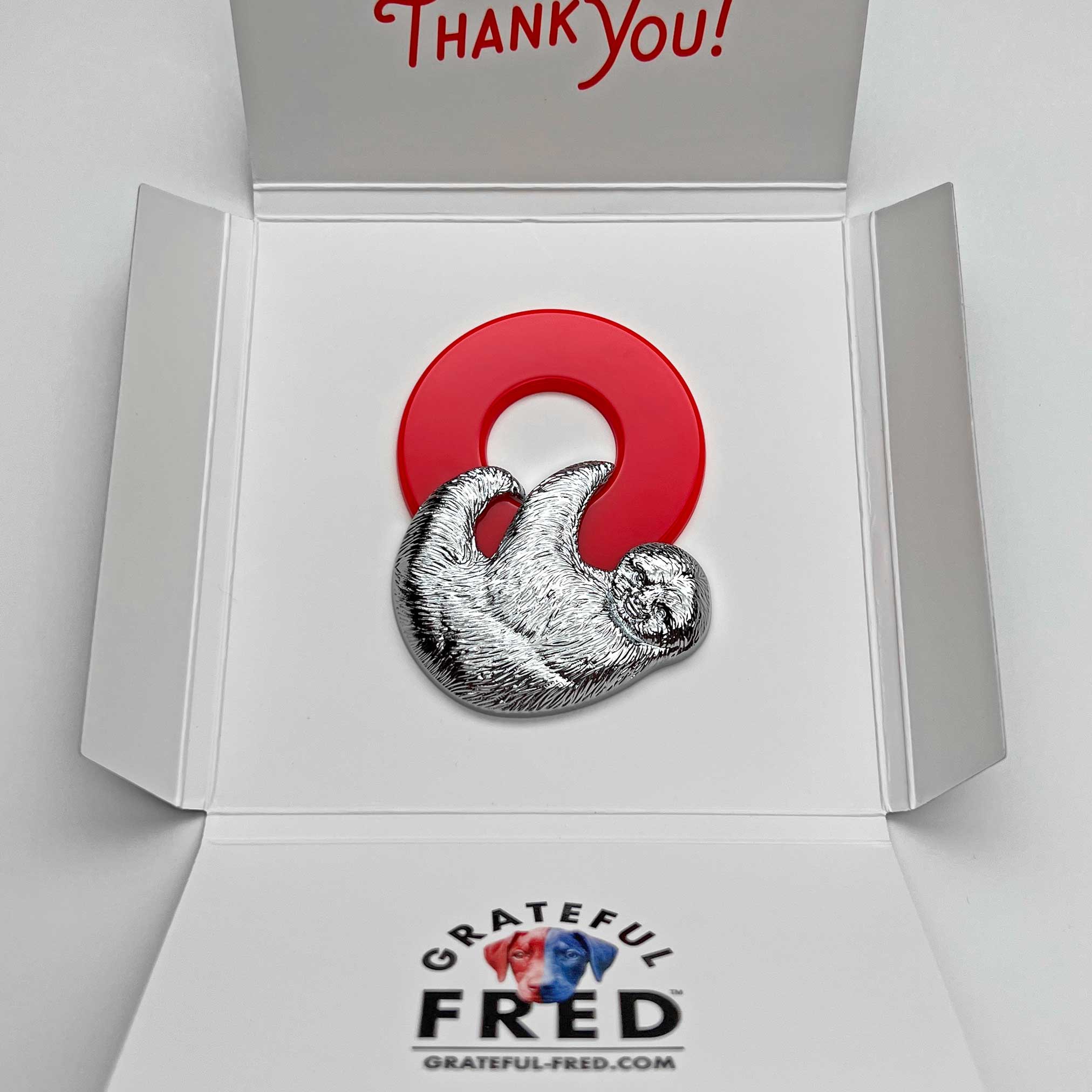 the SLOTH DONUT BADGE - Grateful Fred - Badge