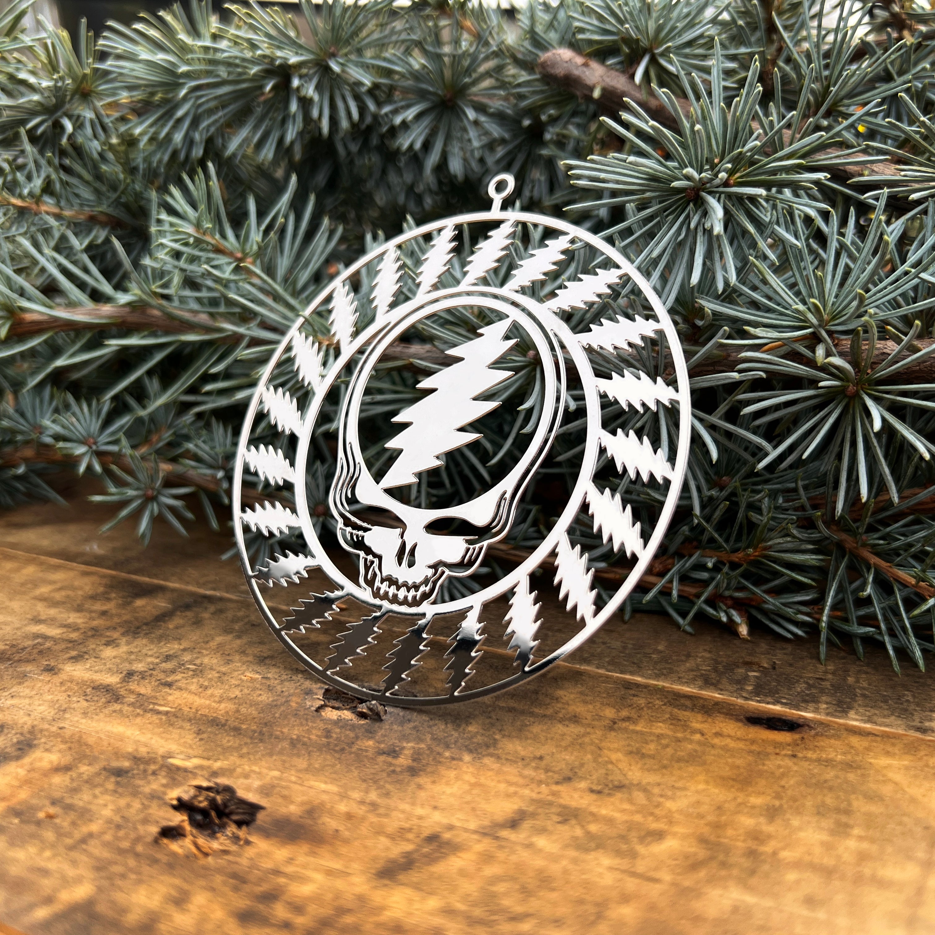 the STEALIE SPIRAL ORNAMENT - Grateful Fred - Ornament