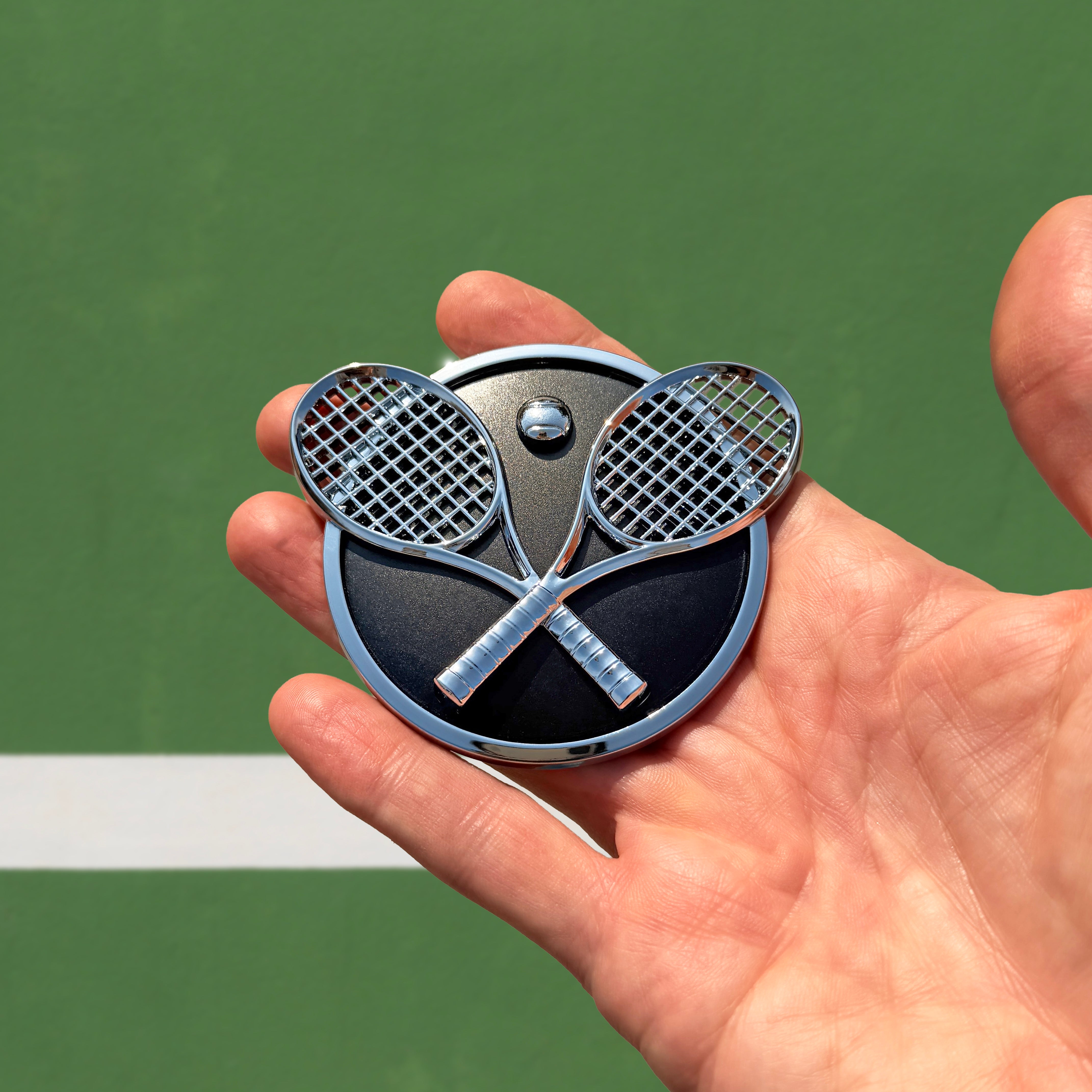 the TENNIS BADGE - Grateful Fred -