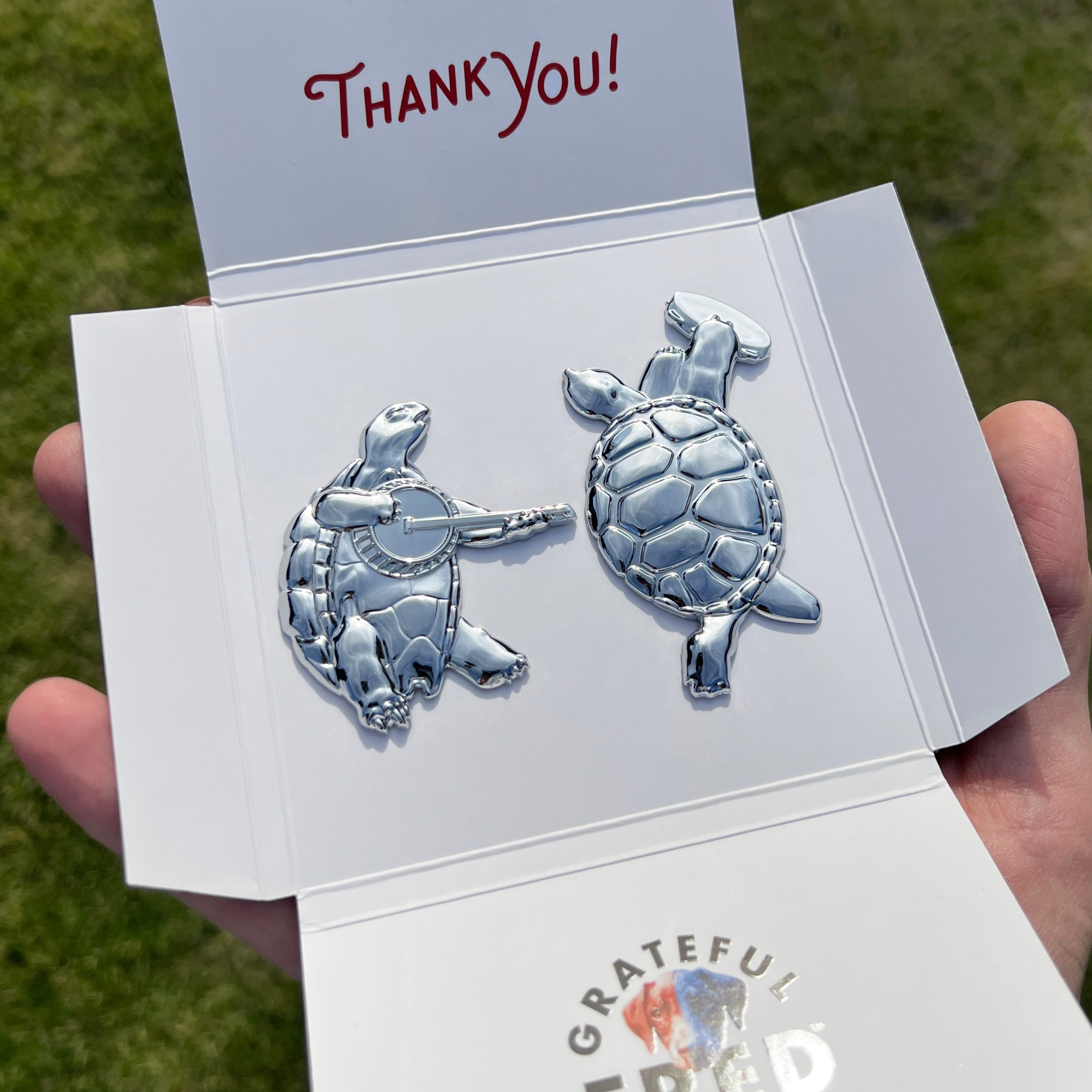the DANCING TERRAPINS BADGE - Grateful Fred - Badge