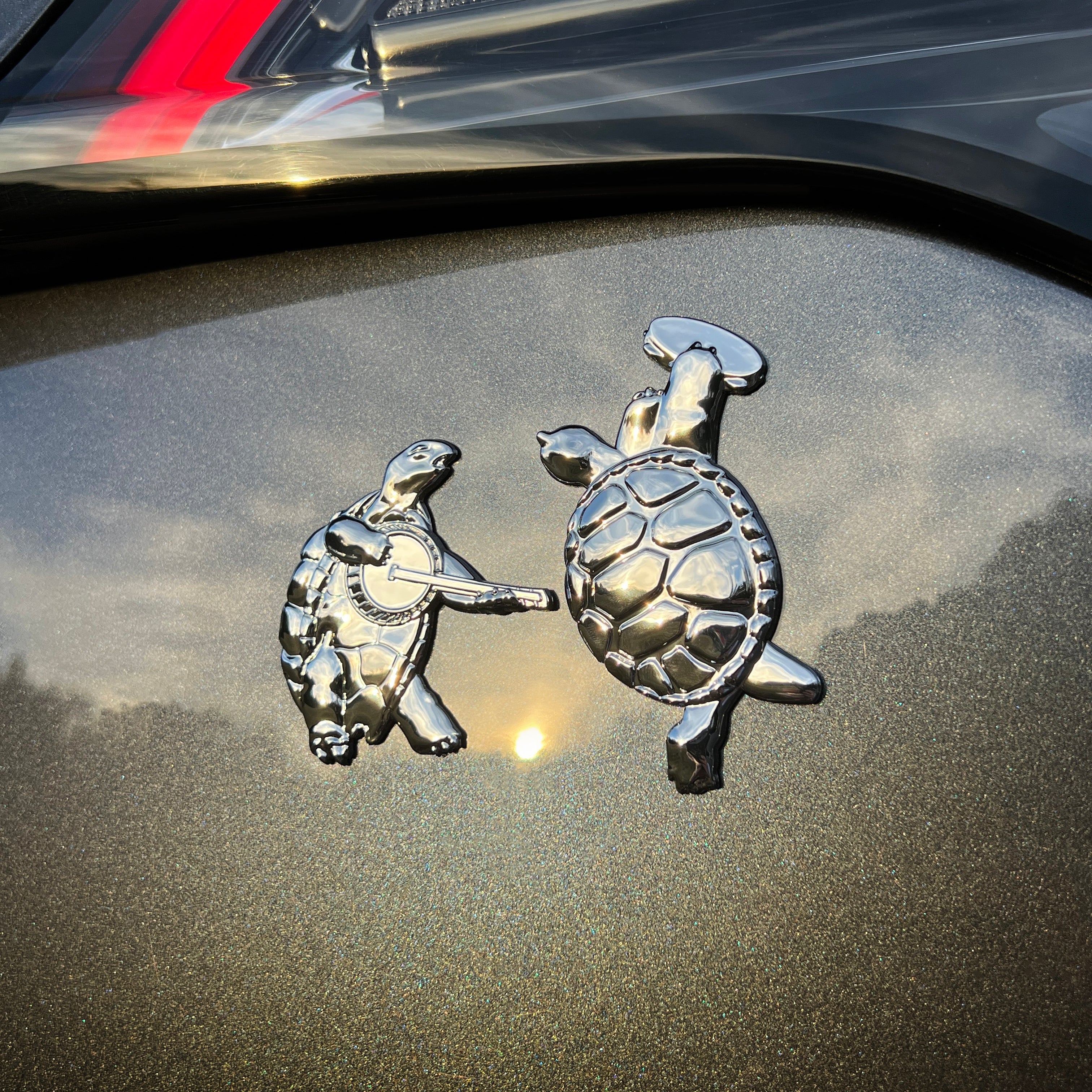 the DANCING TERRAPINS BADGE - Grateful Fred - Badge