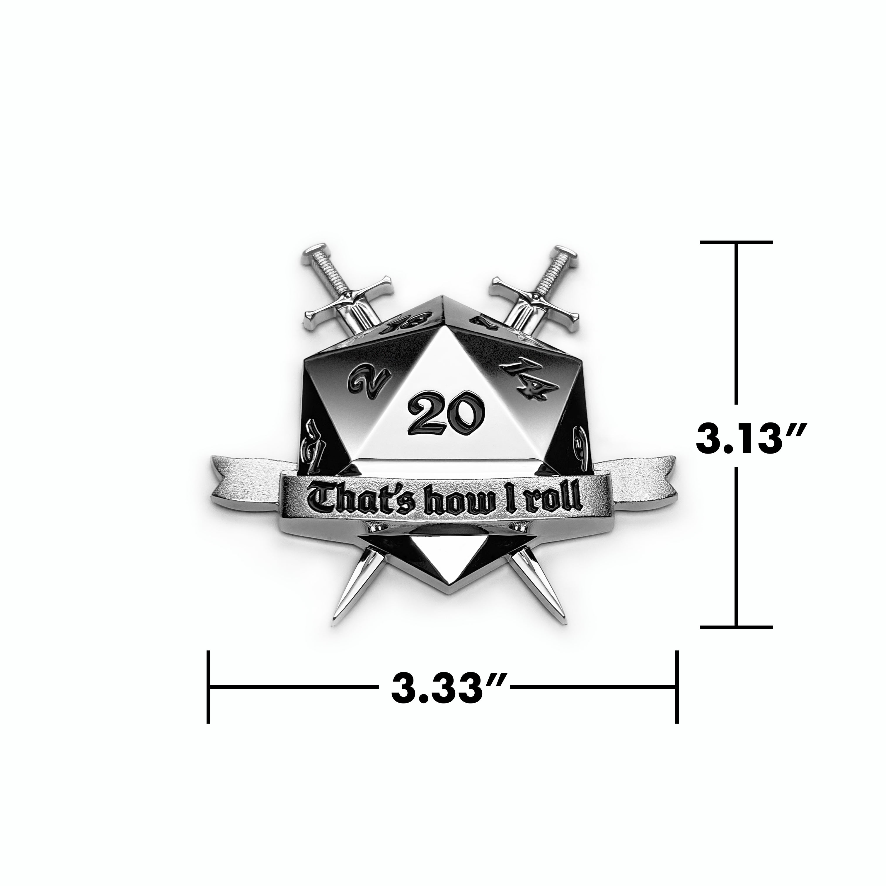 the NAT 20 BADGE - Grateful Fred - Badge
