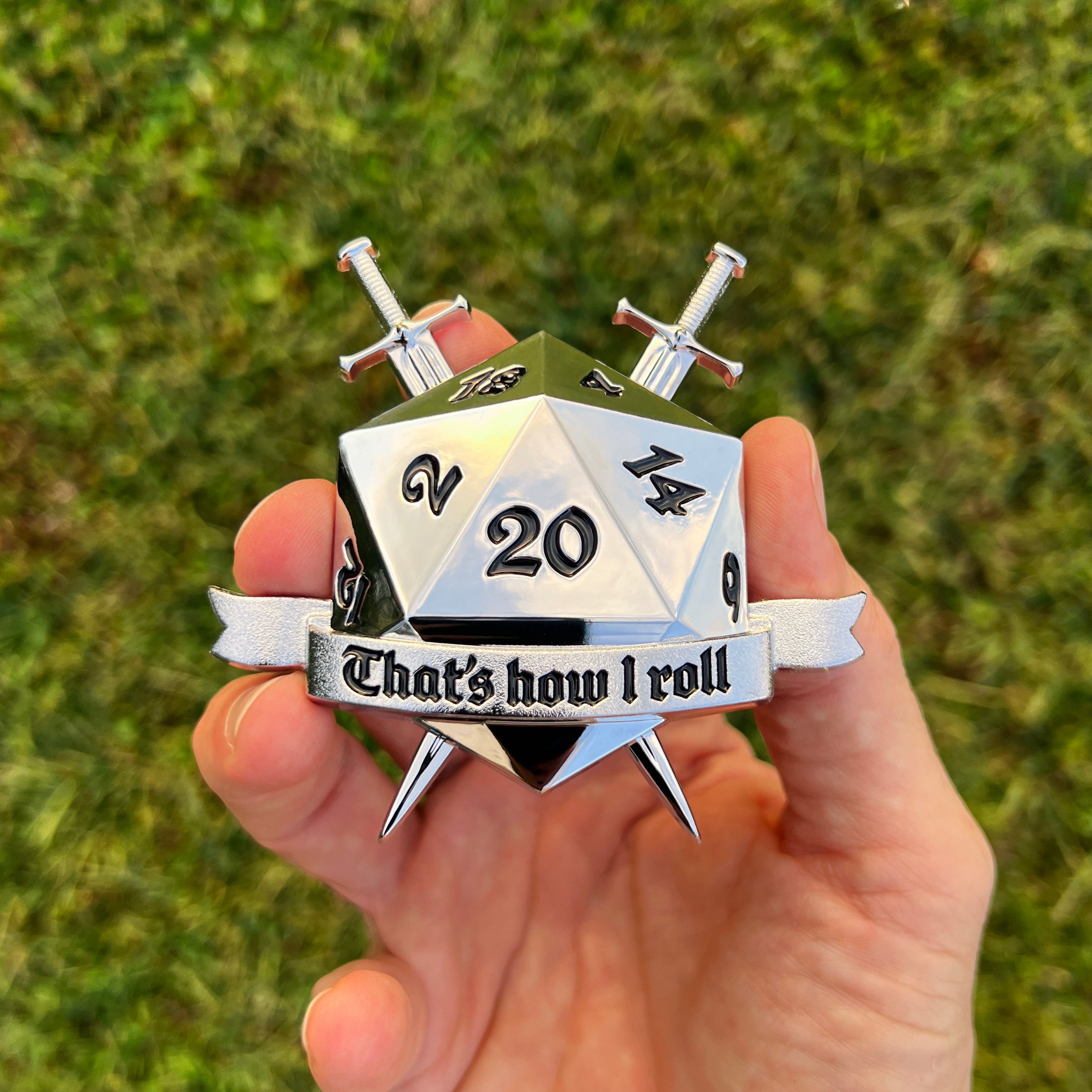 the NAT 20 BADGE - Grateful Fred - Badge