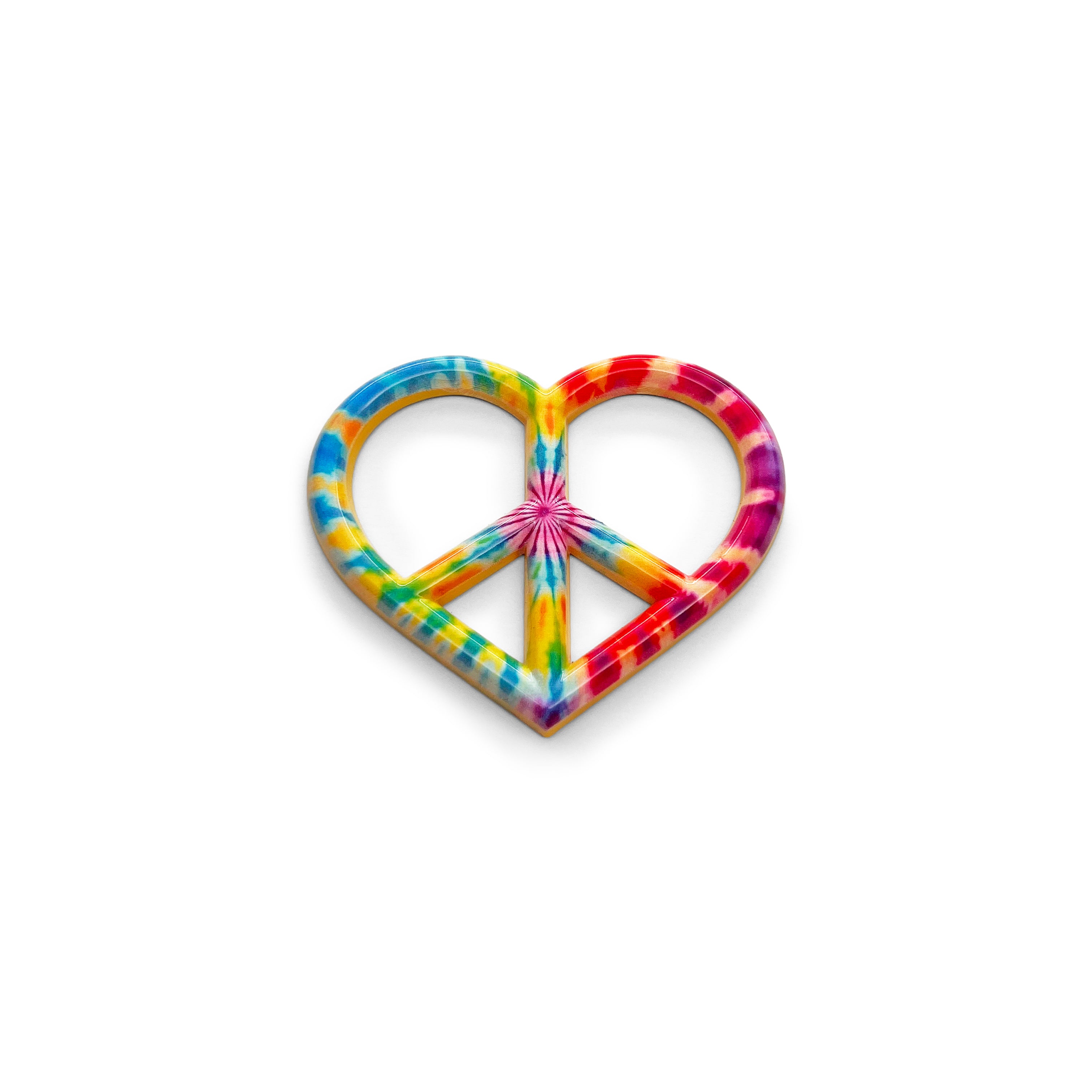 the PEACE & LOVE BADGE - Grateful Fred - Badge