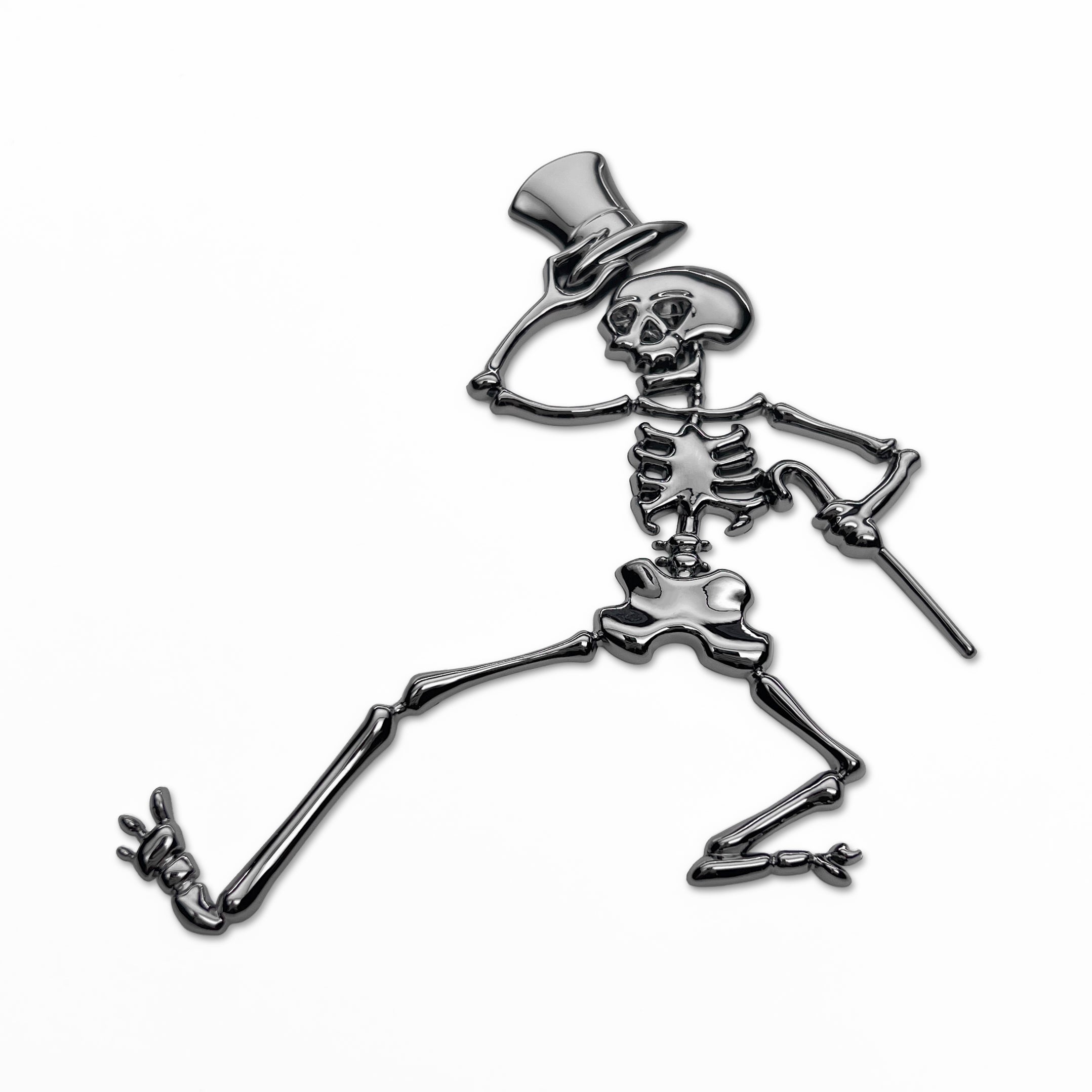 the DANCING SKELETON BADGE - Grateful Fred - Badge