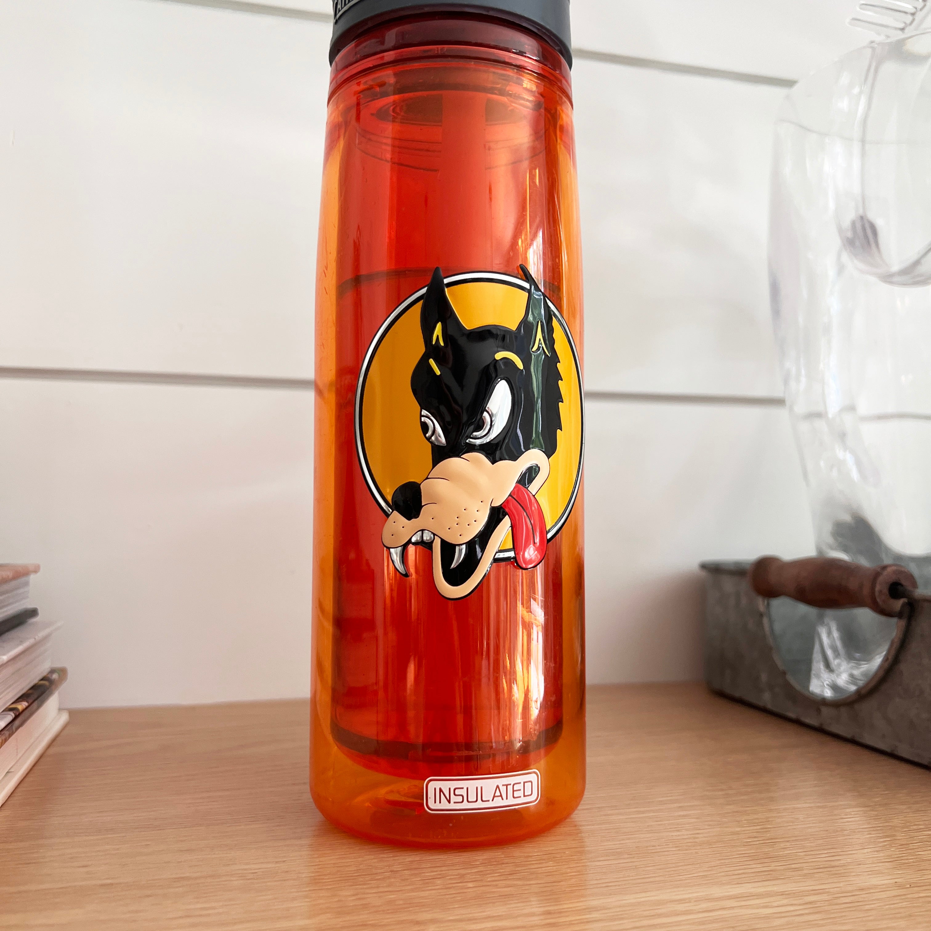 the WOLF BOTTLE BADGE - 2 PACK - Grateful Fred - Bottle Badges