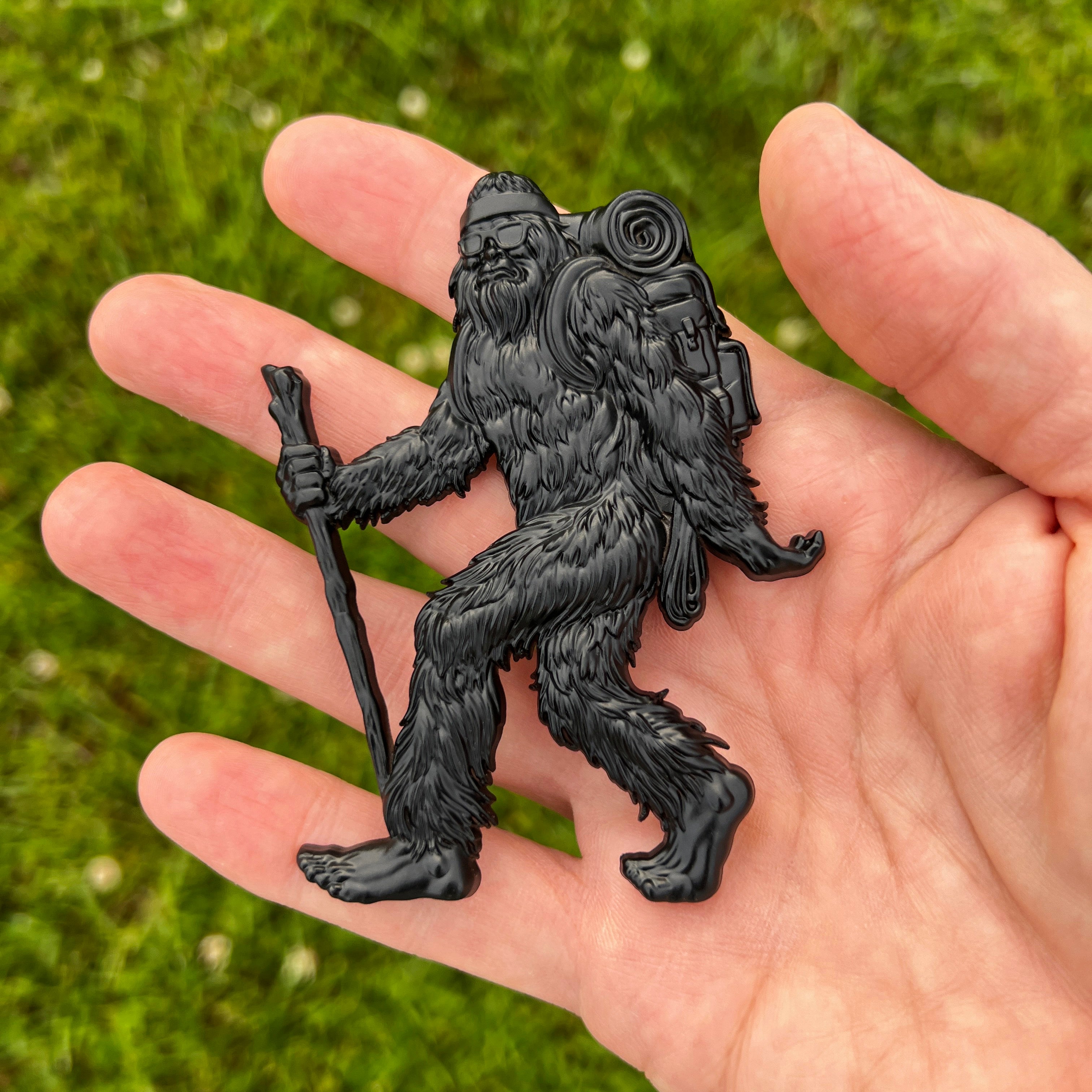 the SASQUATCH BADGE (left facing) - Grateful Fred - Badge