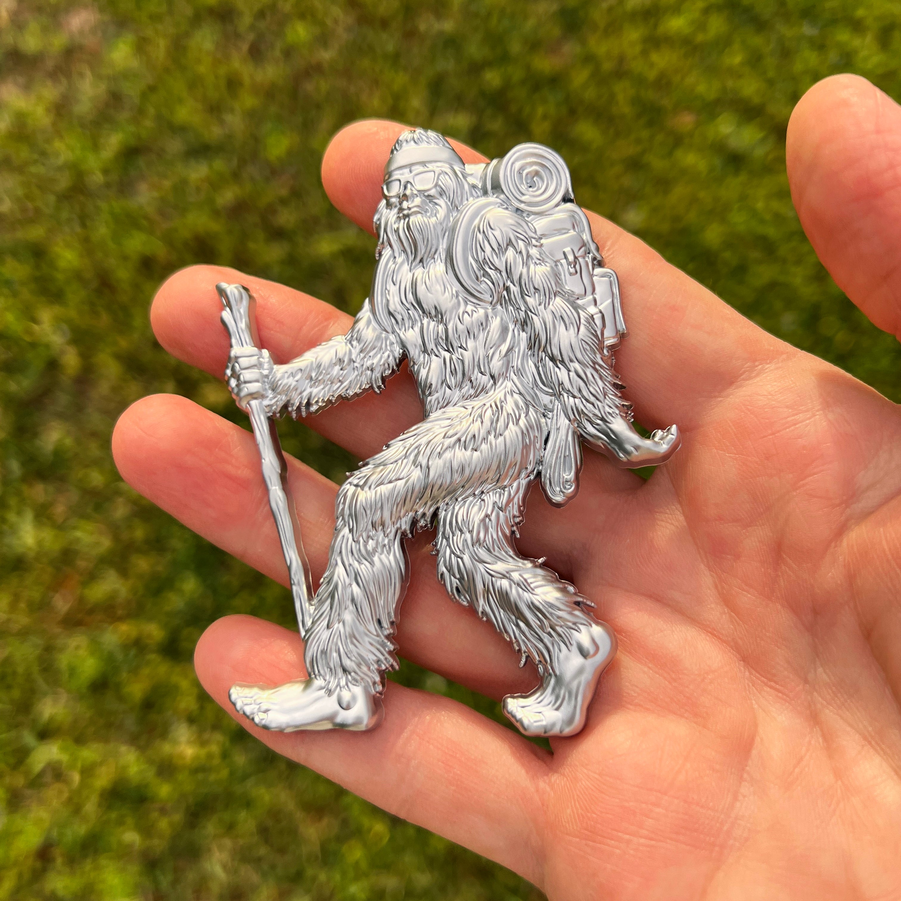 the SASQUATCH BADGE (left facing) - Grateful Fred - Badge