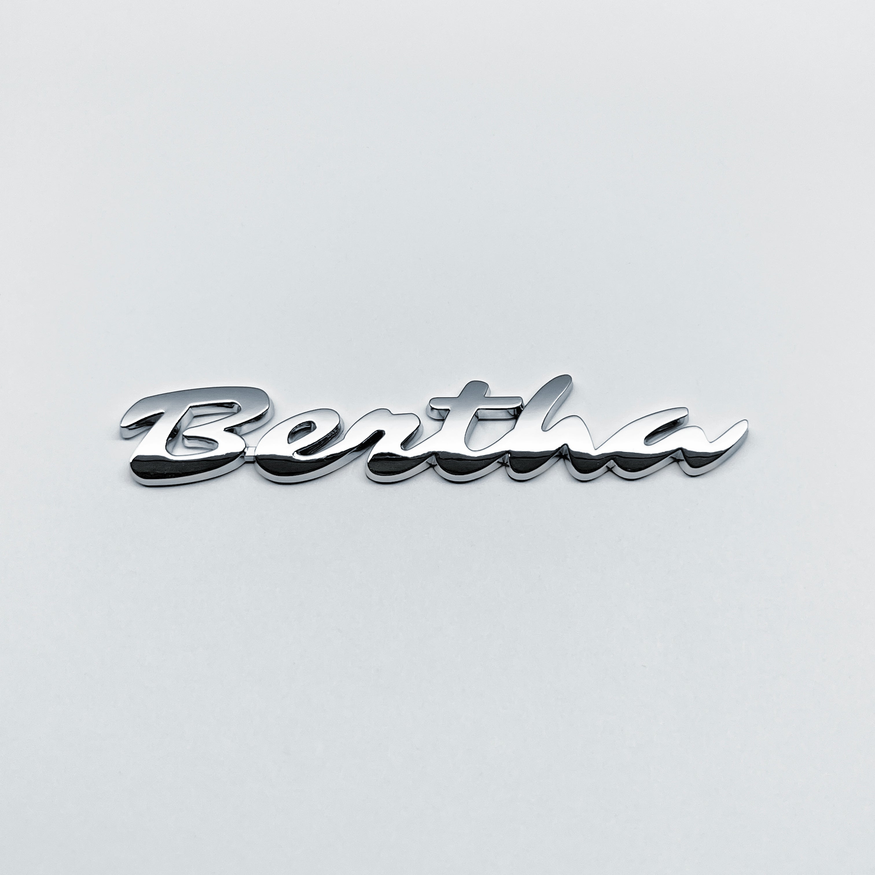 the BERTHA BADGE - Grateful Fred - Vehicle Emblems & Hood Ornaments