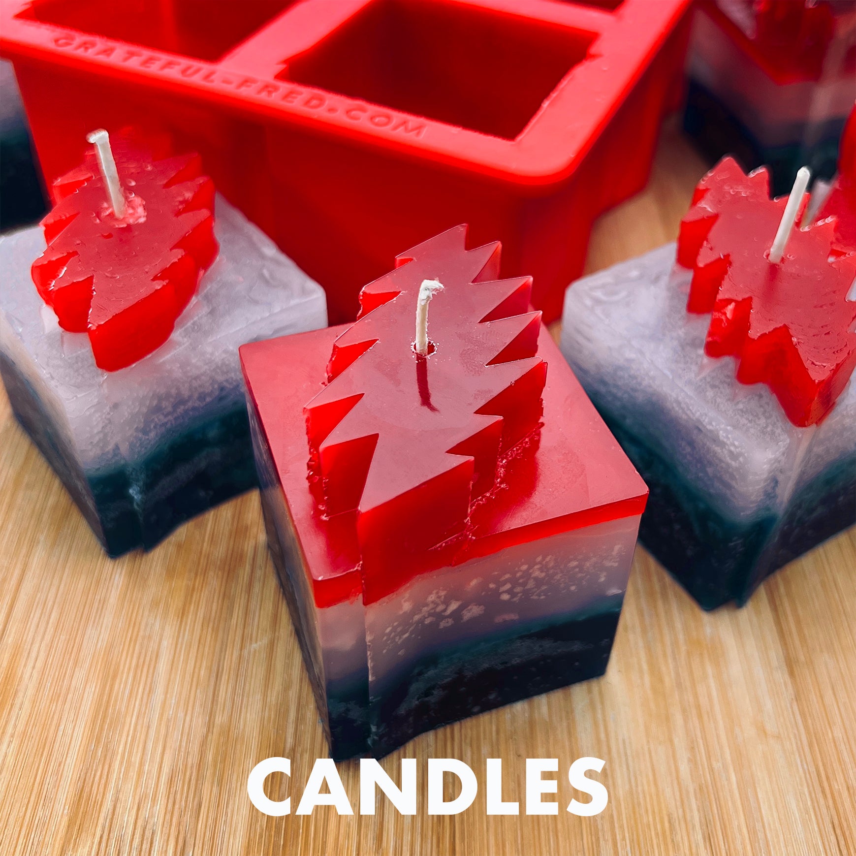 the 6 BOLT-CUBE ICE MOLD - Grateful Fred - Ice Cube Trays
