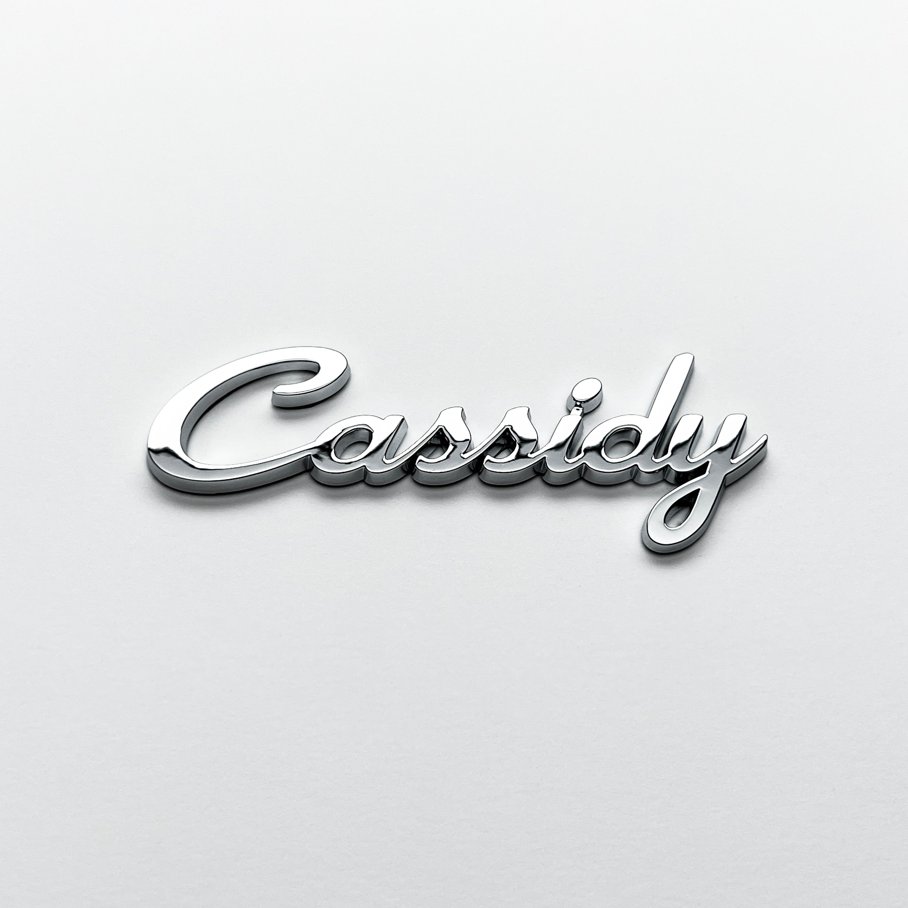 the CASSIDY BADGE - Grateful Fred - Vehicle Emblems & Hood Ornaments