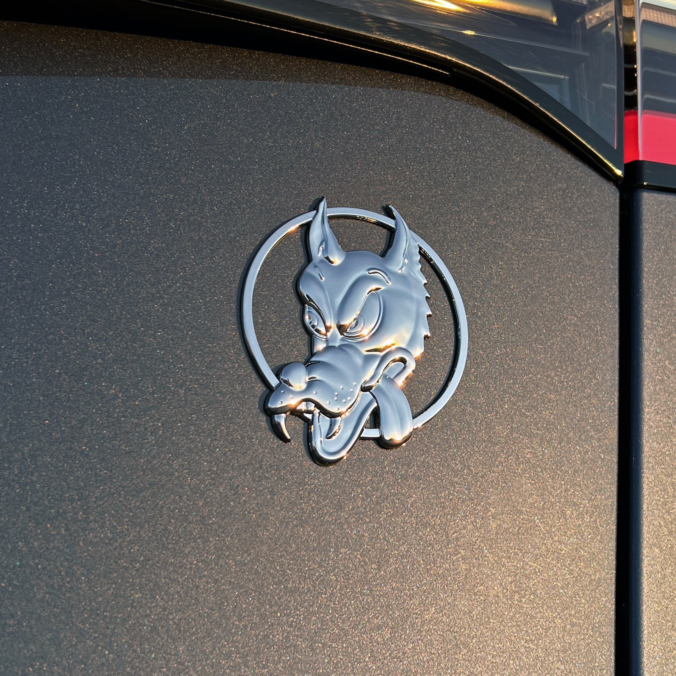 the WOLF BADGE - Grateful Fred - Badge
